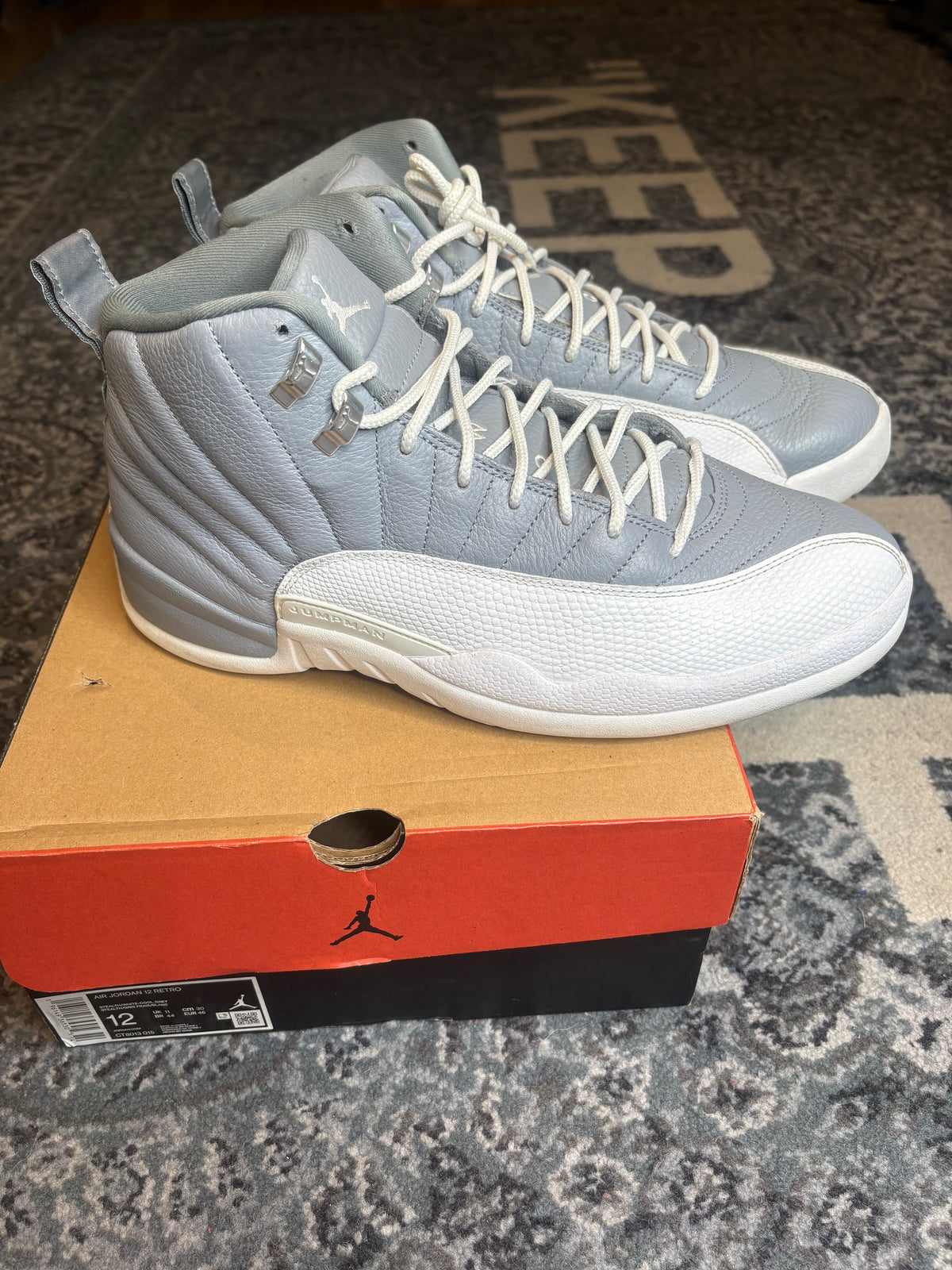 Jordan 12 Retro “Stealth” Clean Og Size 12