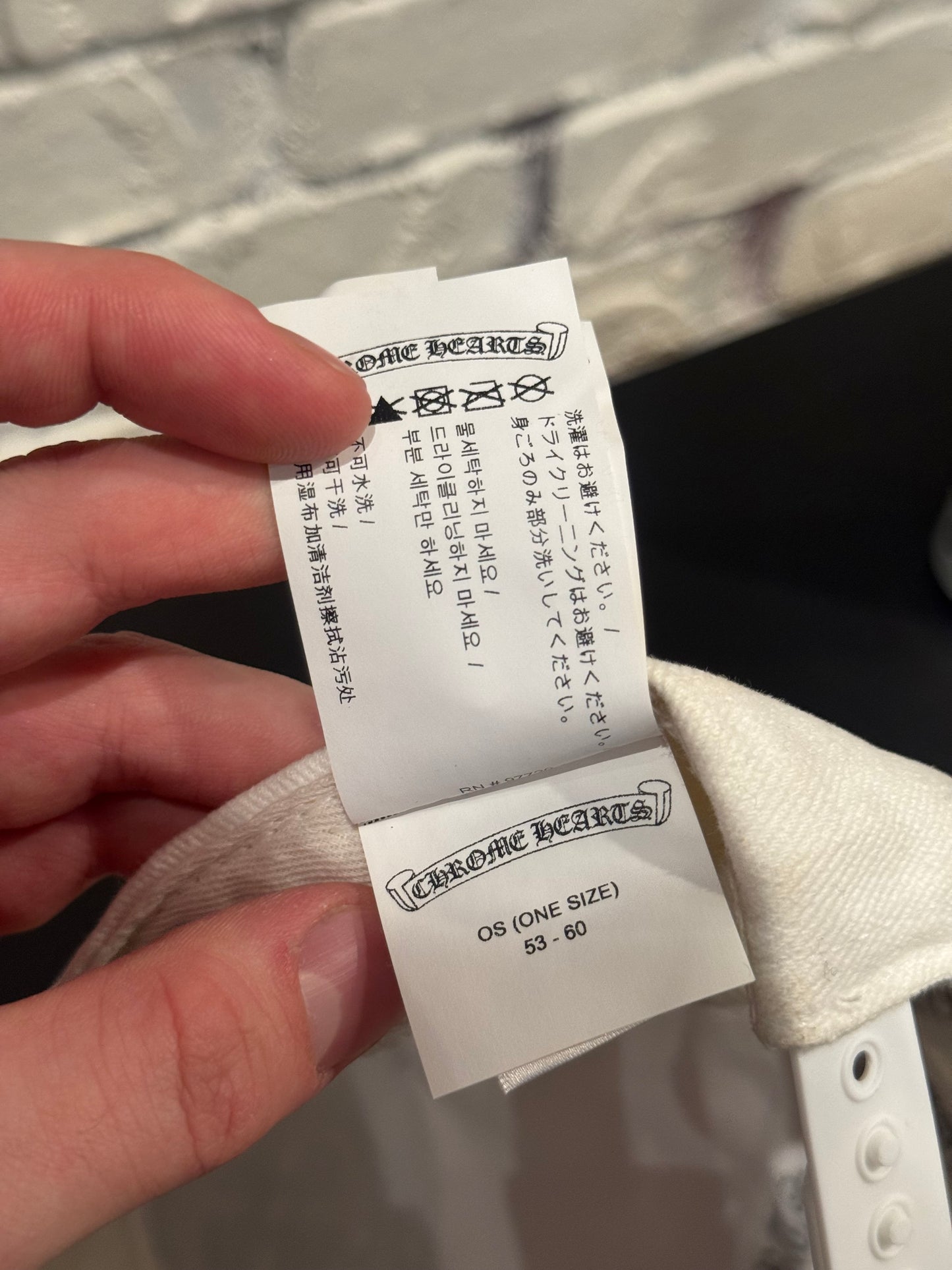 Chrome Hearts Trucker Hat ‘Horse Shoe Logo’ White/Blue PO