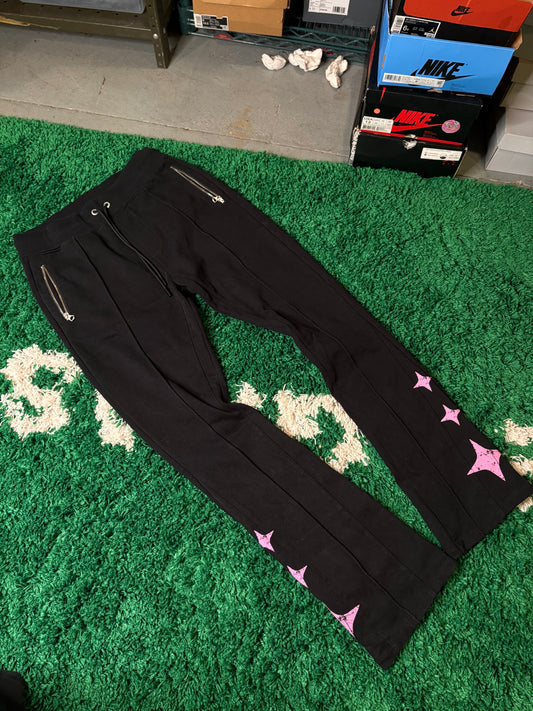 Cult Flared Black Sweatpants Size Medium