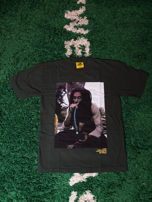 Online Ceramics Bob Marley Tee Green DS Size Medium