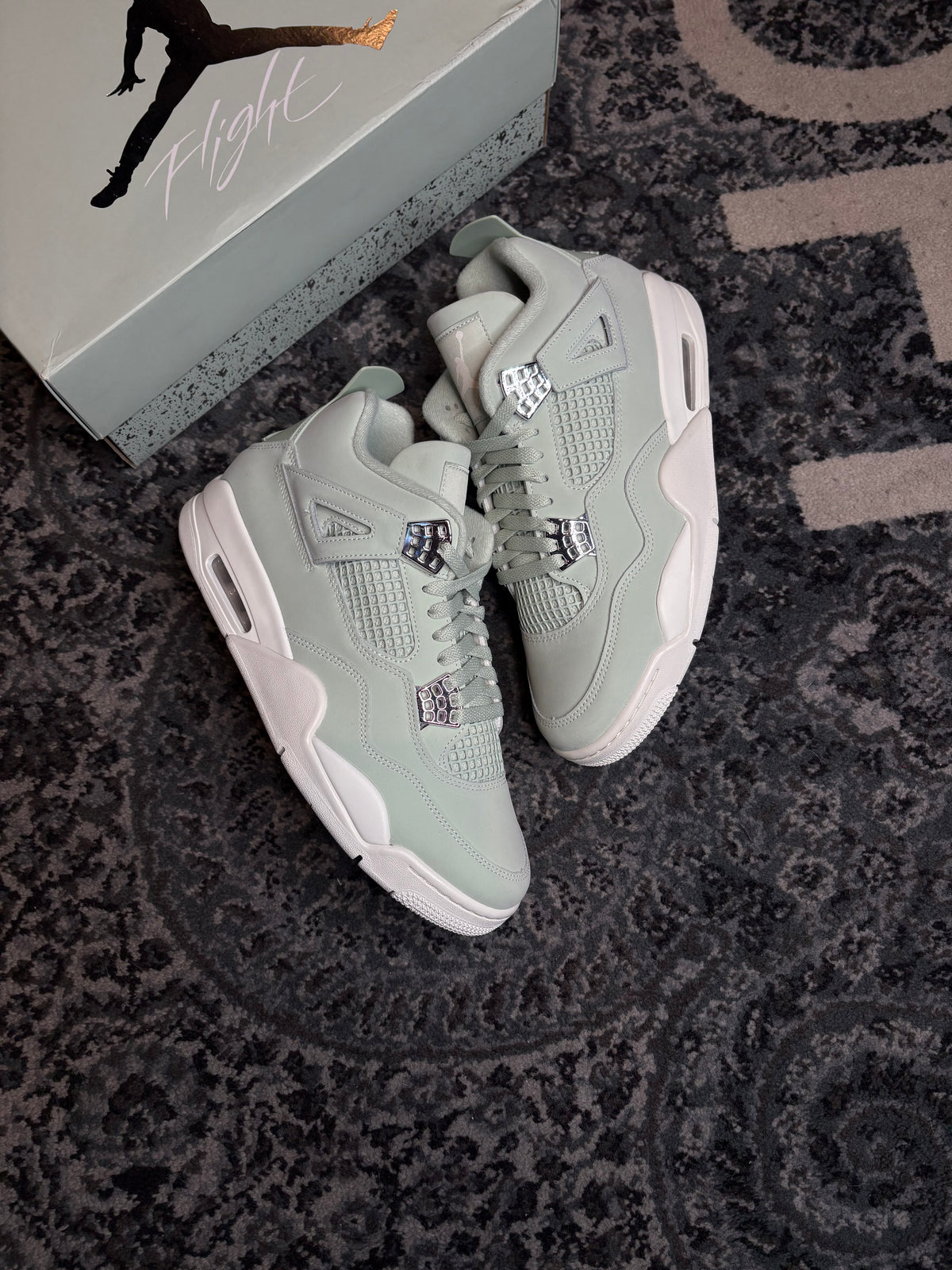 Jordan 4 Retro “Seafoam Sail” Ds Og Size 10M/11.5W