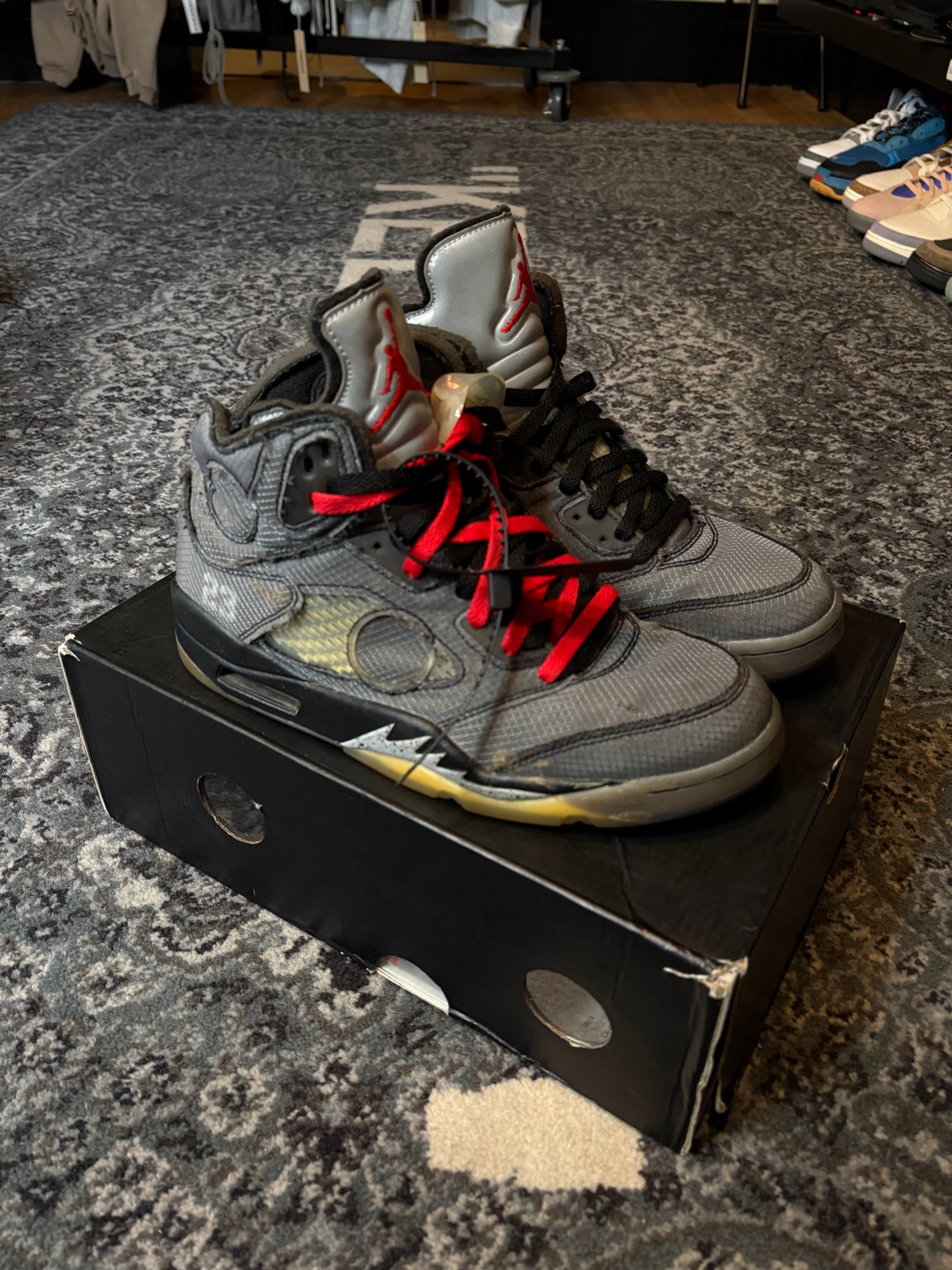 Jordan 5 Retro “Off-White Muslin”Clean Og Size 9