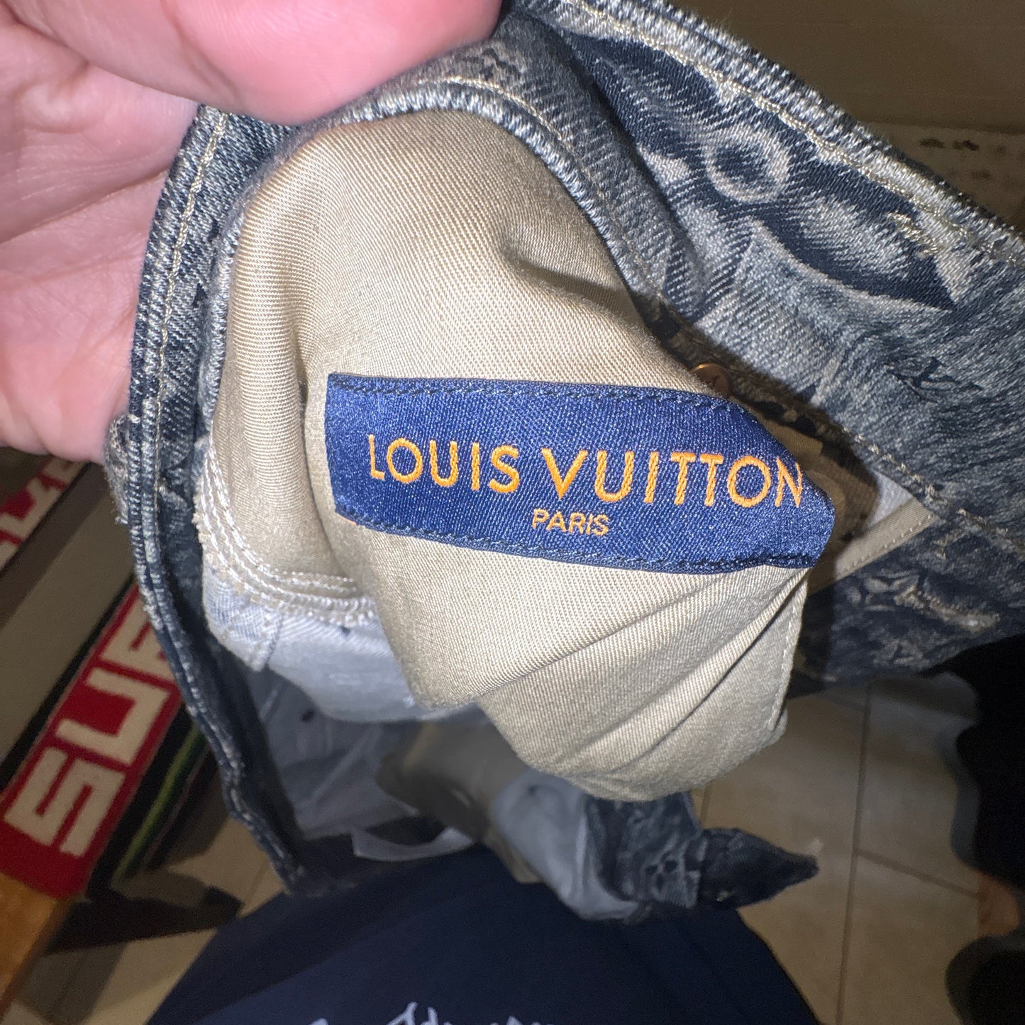 Louis Vuitton Monogram Jeans Size 34