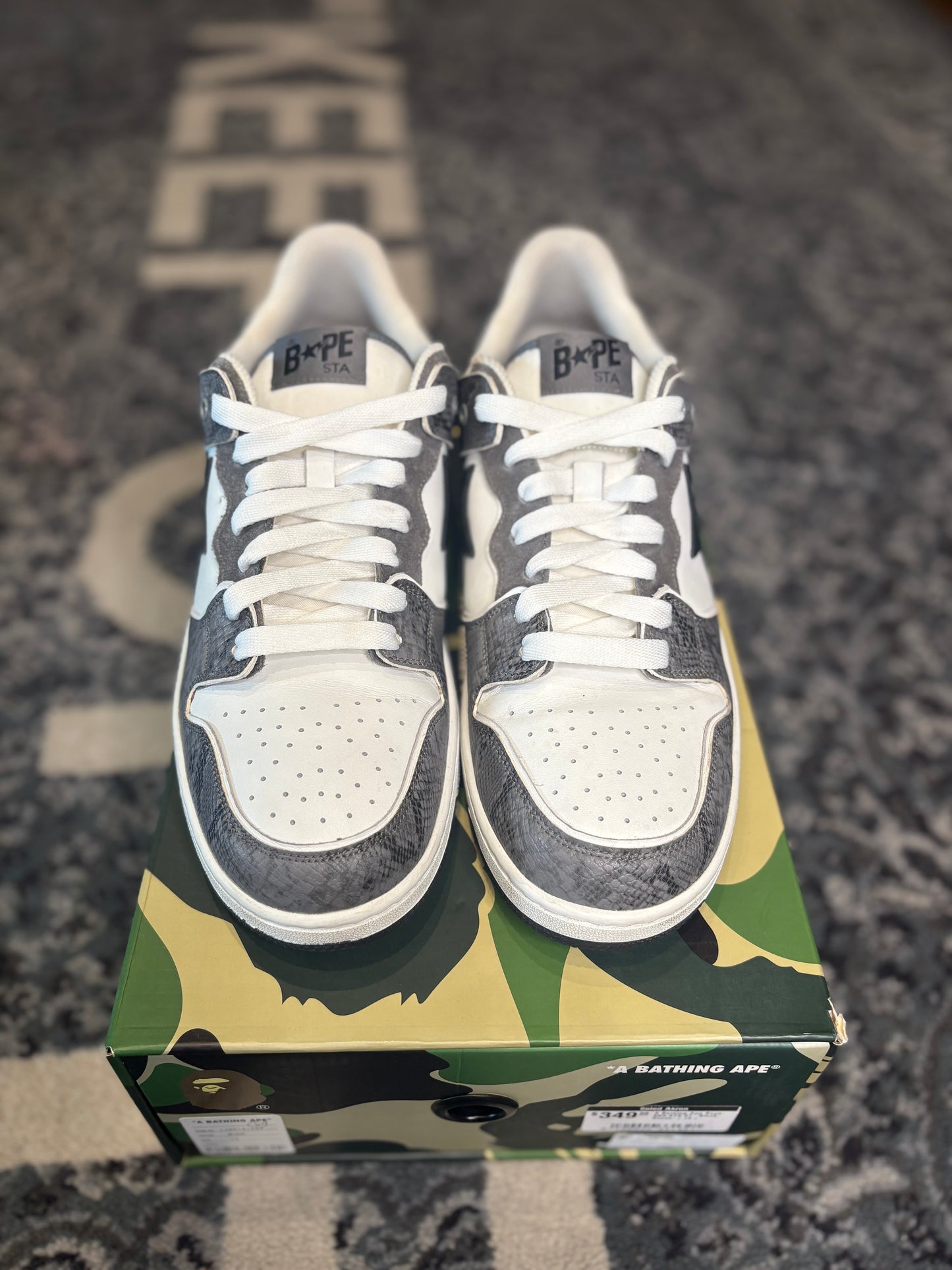 Bape Sk8 Sta “Black Snake” Clean OG Sz 13