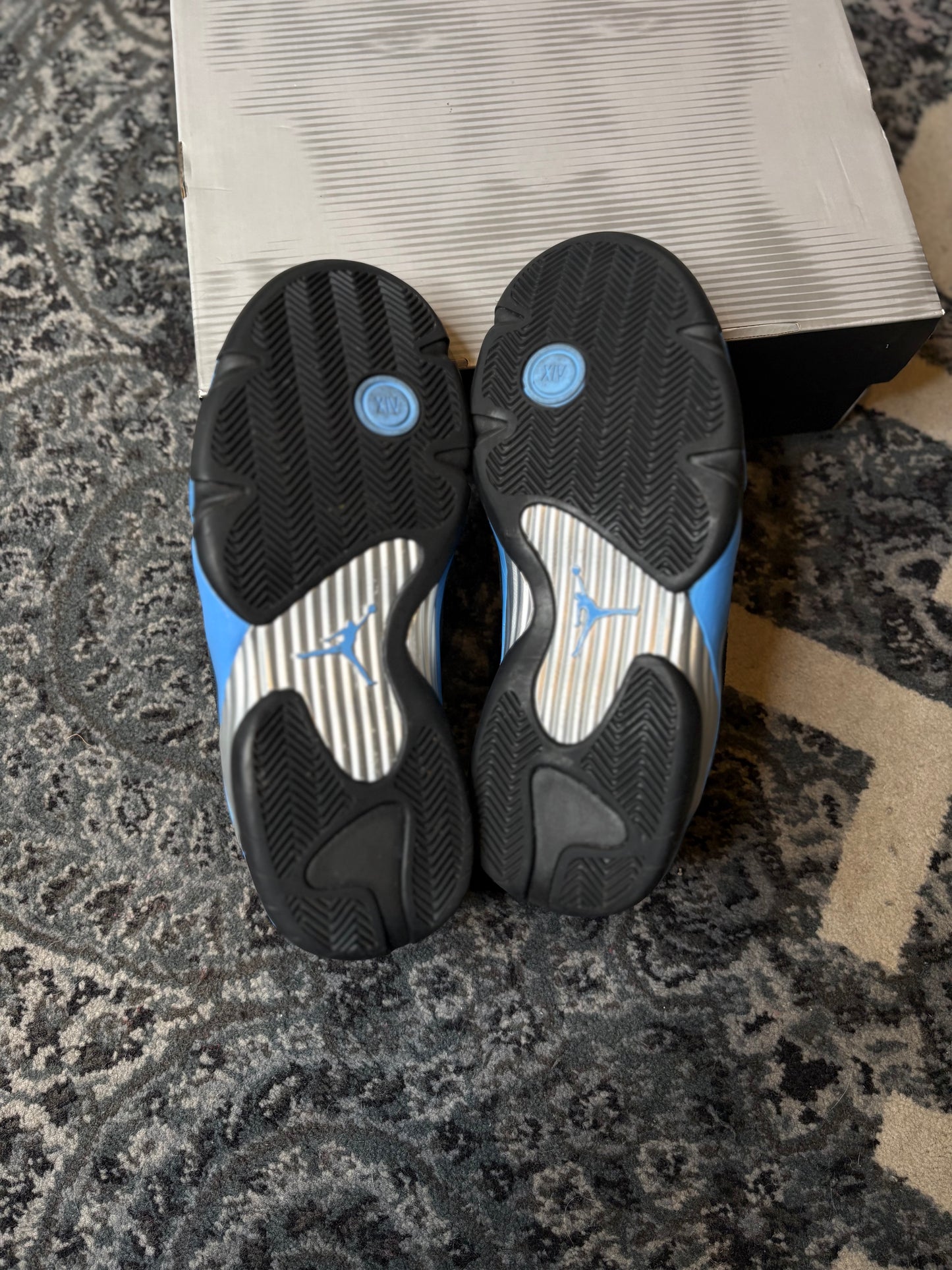 Jordan 14 Retro “Black University Blue” Clean Og Size 8.5