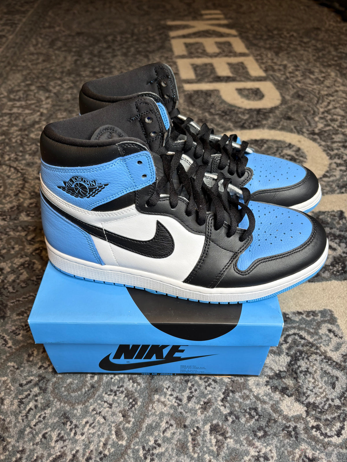 Jordan 1 Retro “Unc Toe” Clean Og Size 10.5
