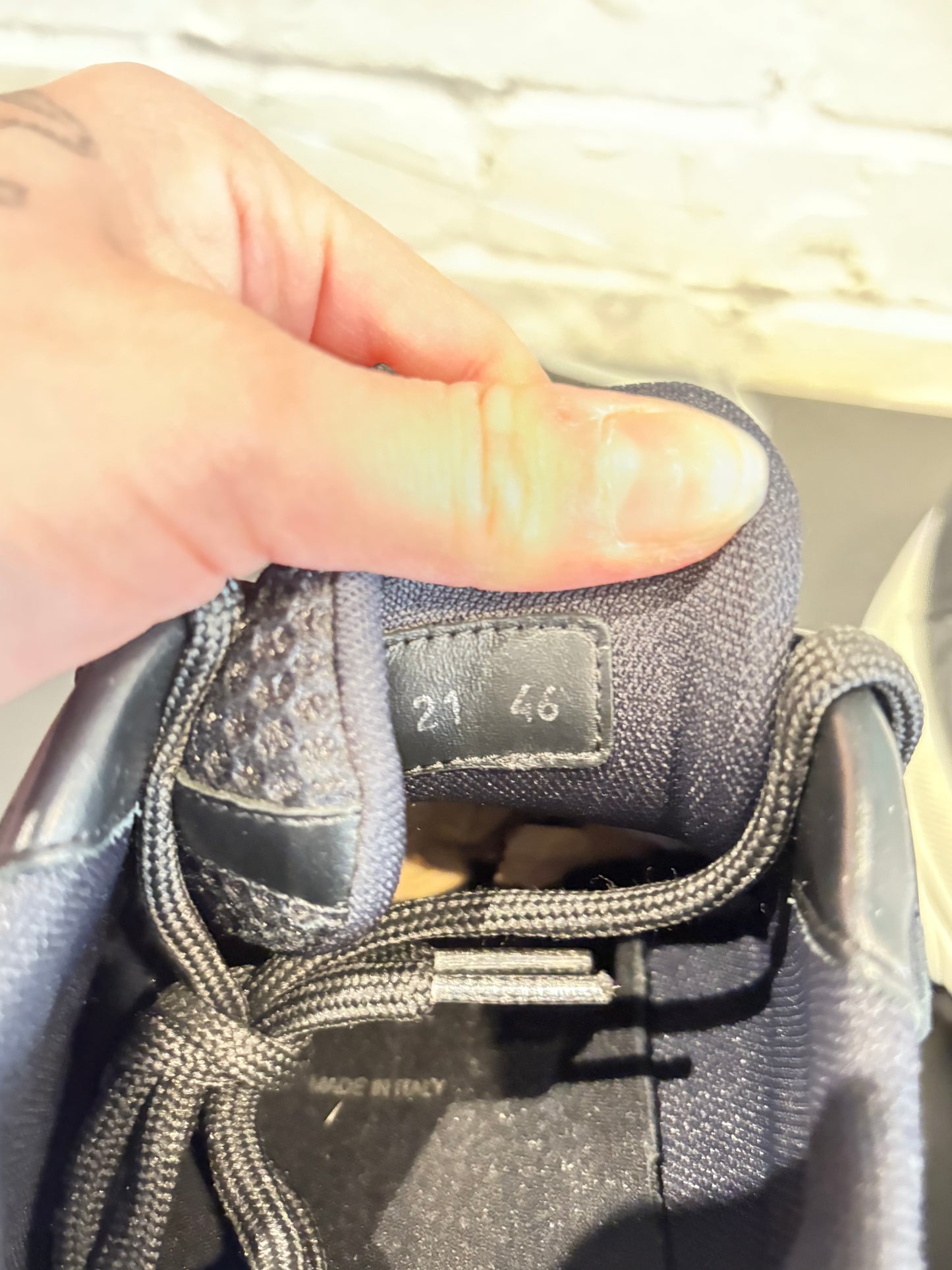 Dior B22 Black Clean NB Size 46