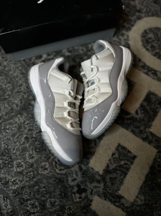 Jordan 11 Retro Low “Cement Grey” Clean Og Size 9.5