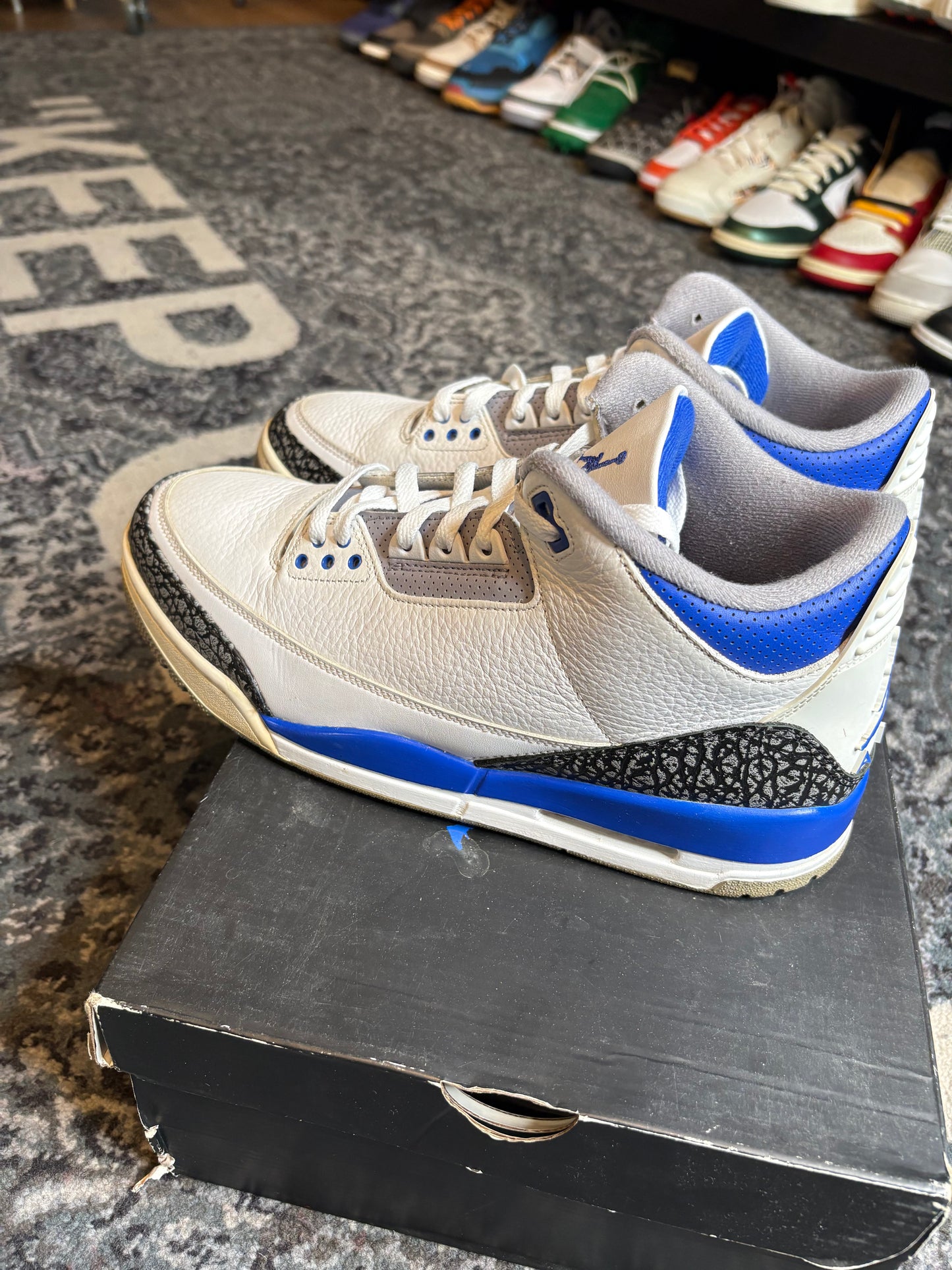 Jordan 3 Retro “Racer Blue” Clean Og Size 12
