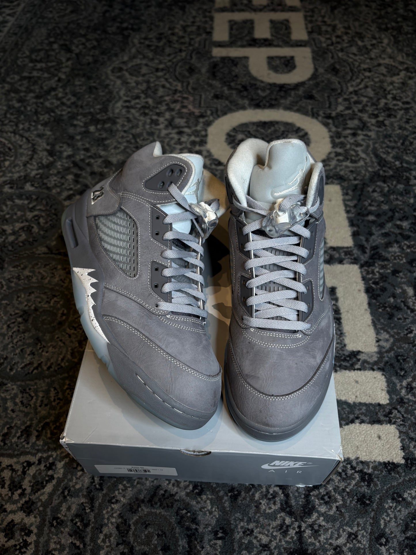 Jordan 5 Retro “Wolf Grey” OG CLEAN SIZE 12