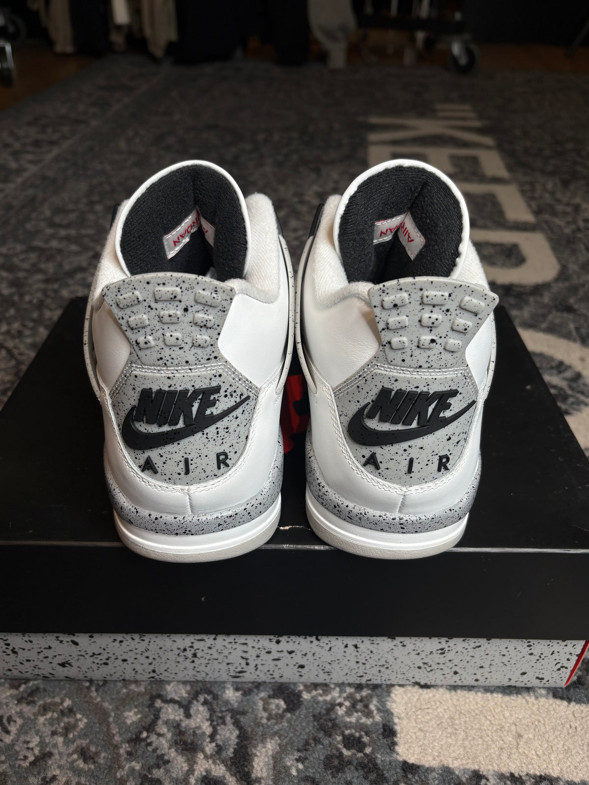 Jordan 4 Retro “White Cement” Clean Og Size 10.5