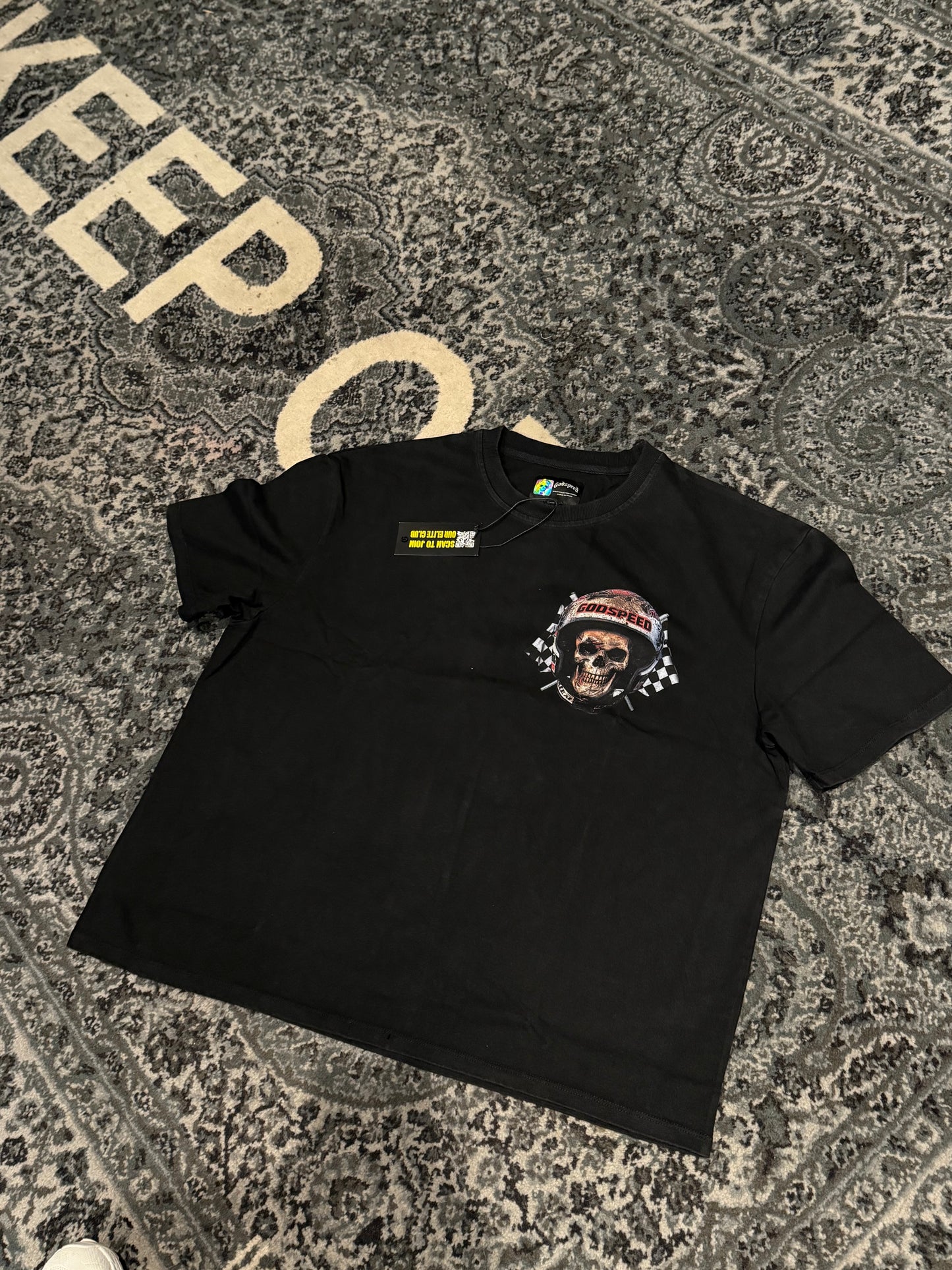Godspeed Racer Black Tee DS