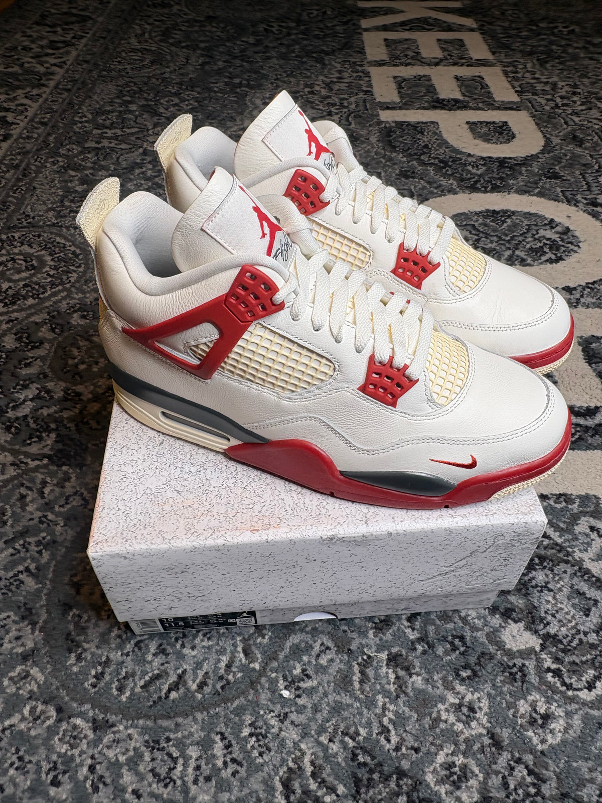 Jordan 4 Retro “Brick After Brick” Clean Og Size 10