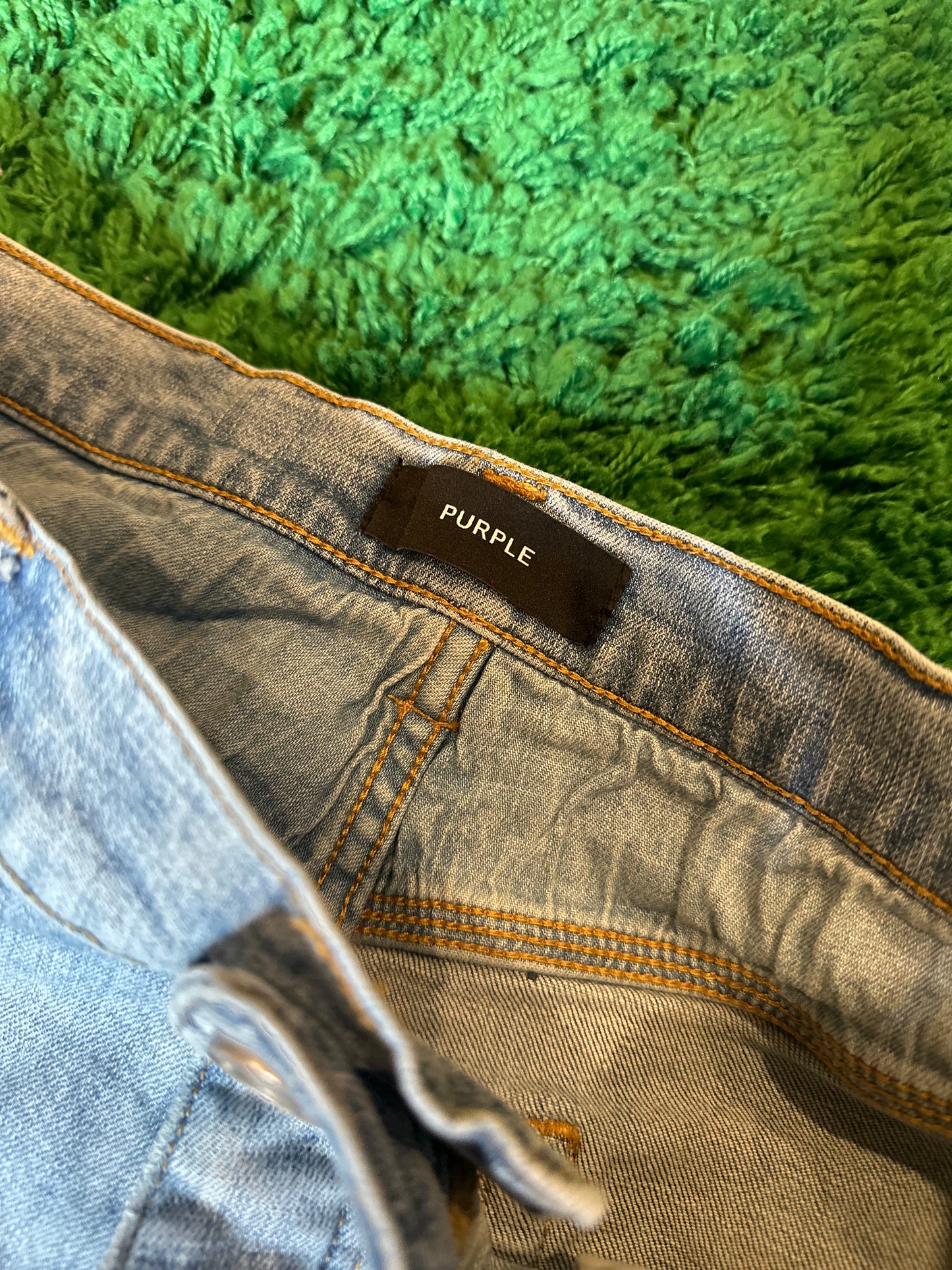 Purple Jeans Light Wash Size 34