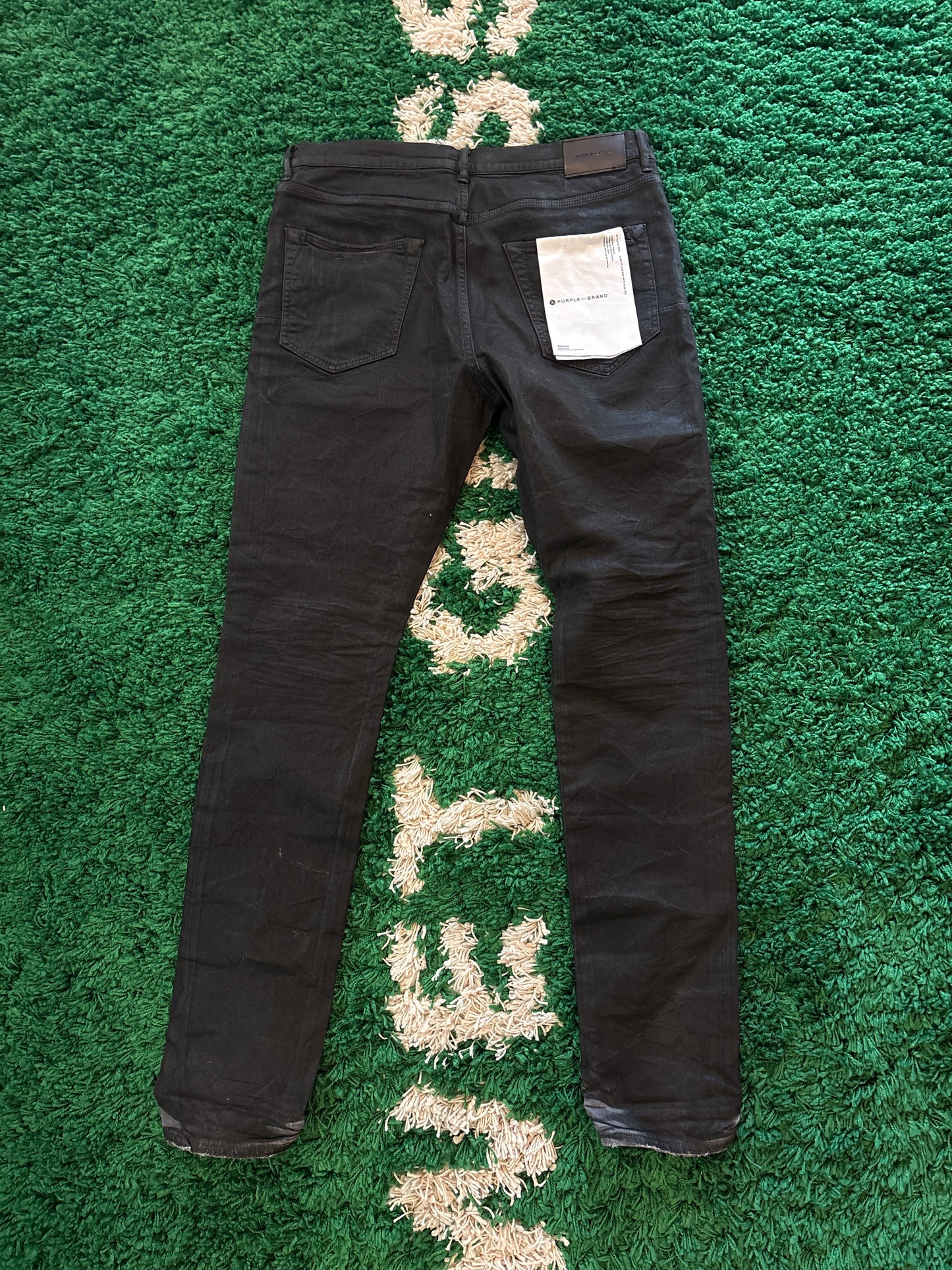 Purple Jeans Black Size 34