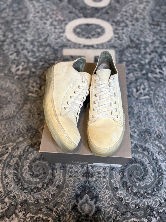 Rick Owens DRKSHDW SS19 Babel Ramones Sneakers Low Top PO OG SIZE 9.5 US / 42.5 EU