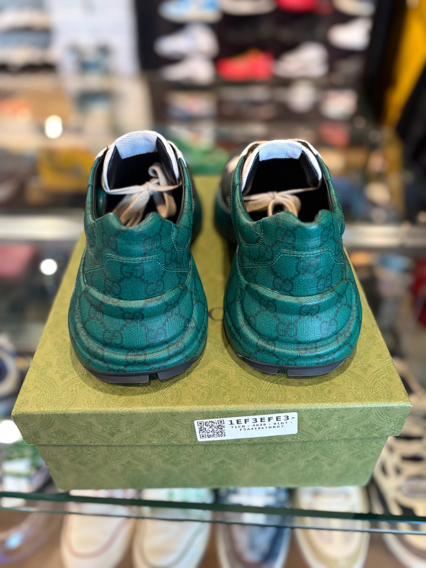 Gucci rython monogram green