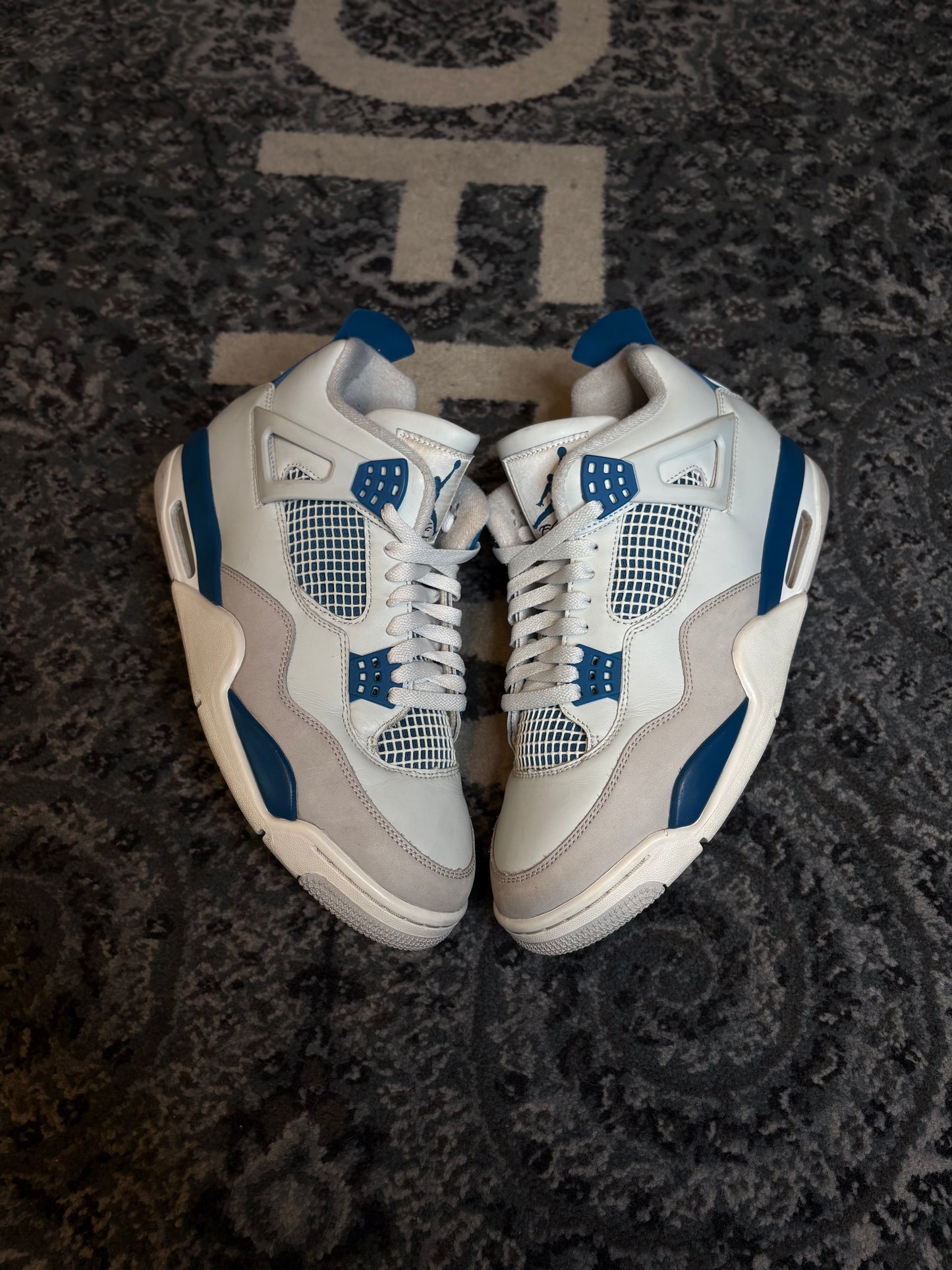 Jordan 4 Retro “Military Blue” PO NB SIZE 11.5