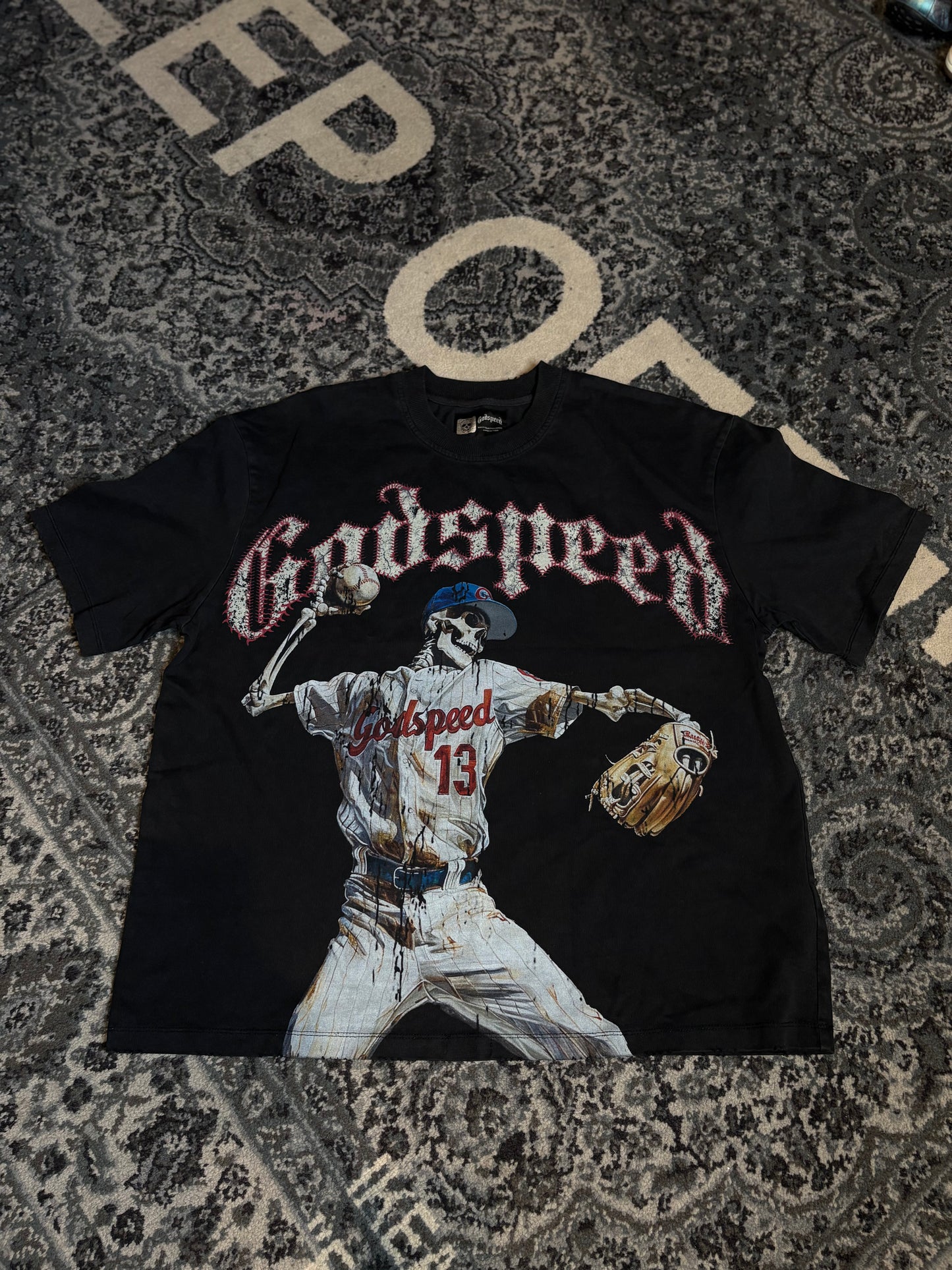 Godspeed Strike Out T Shirt Size L