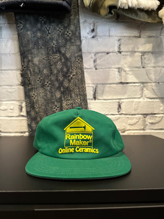 Online Ceramics Rainbow Maker Green Hat
