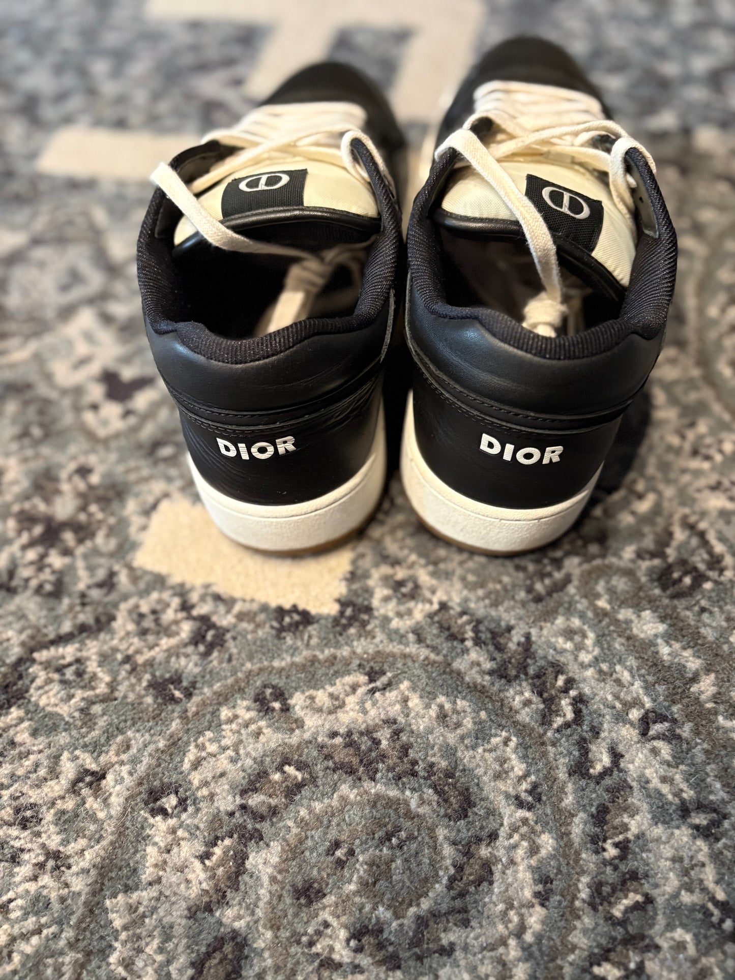 Dior B27 Low “Black Beige”  PO NB SIZE 12(45 EU)