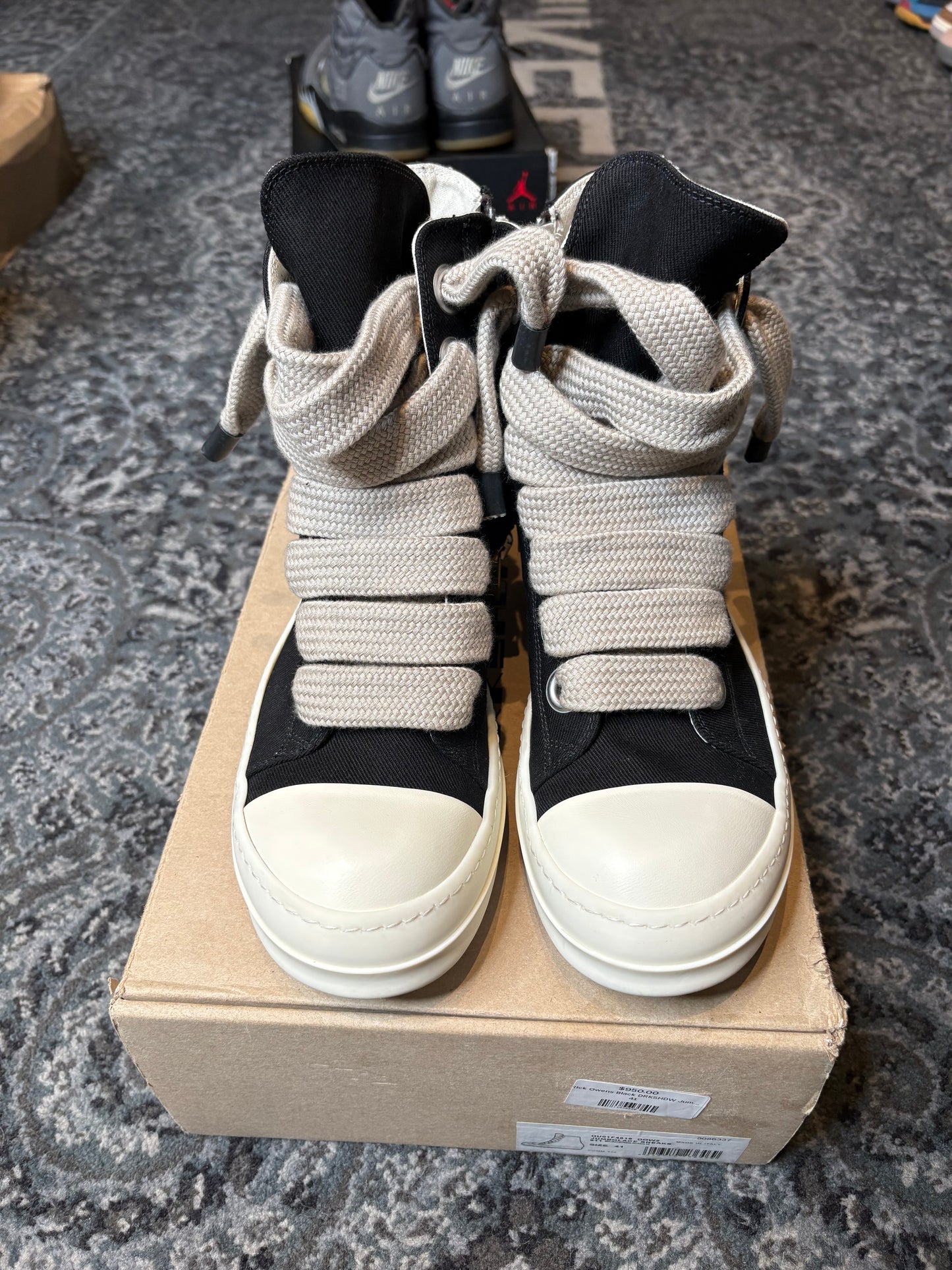 Rick Owens Jumbo Lace Canvas Drkshdw Po Og Size 8(41 EU)