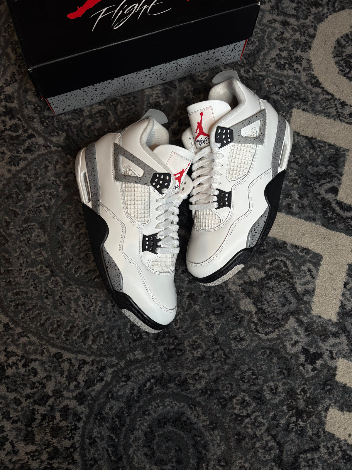 Jordan 4 Retro “White Cement” Clean Og Size 10.5