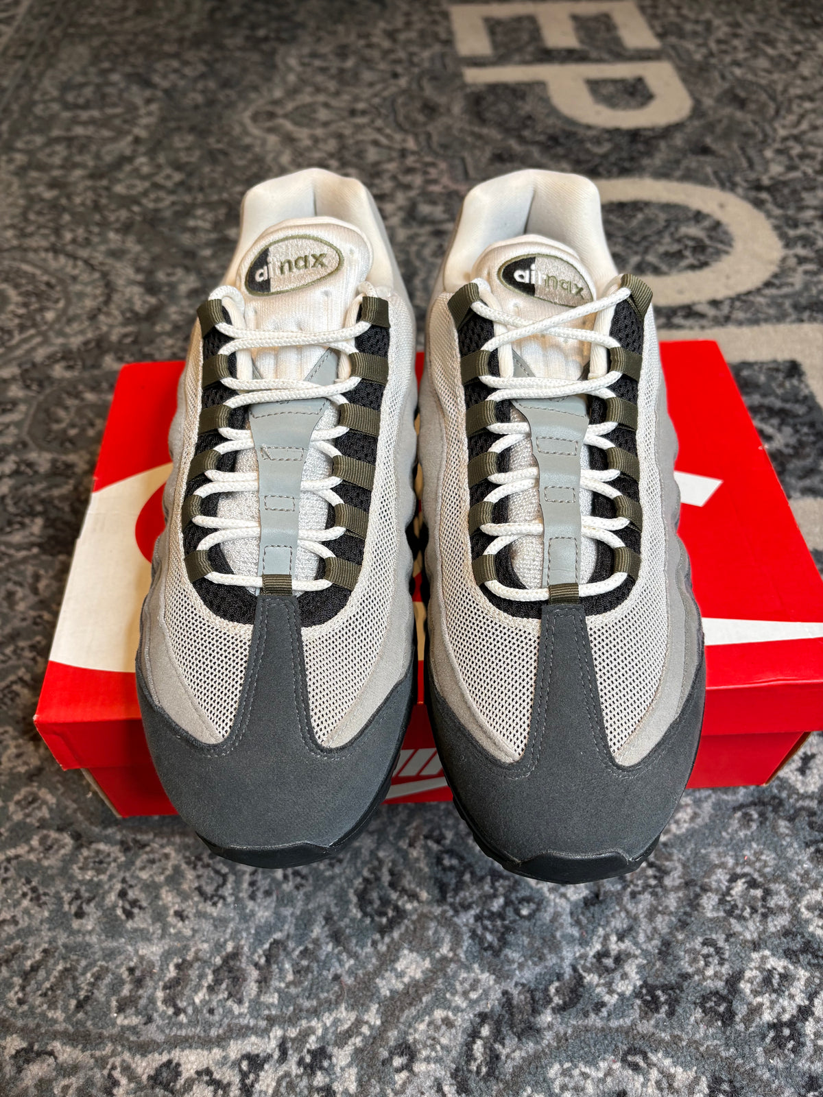 Nike Air Max 95 “Big Bubble Black Medium Olive” Clean Og Size 12M/13.5W