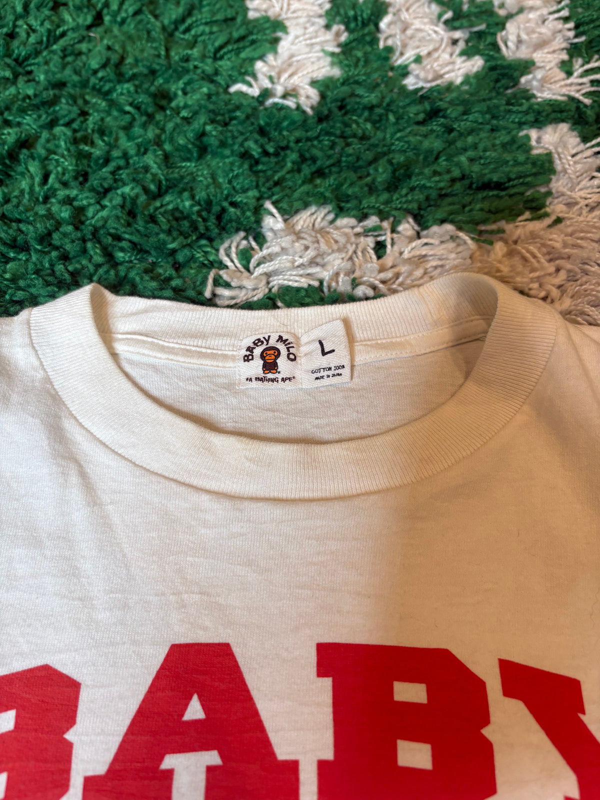Baby Milo Xmas Tee White Size Large
