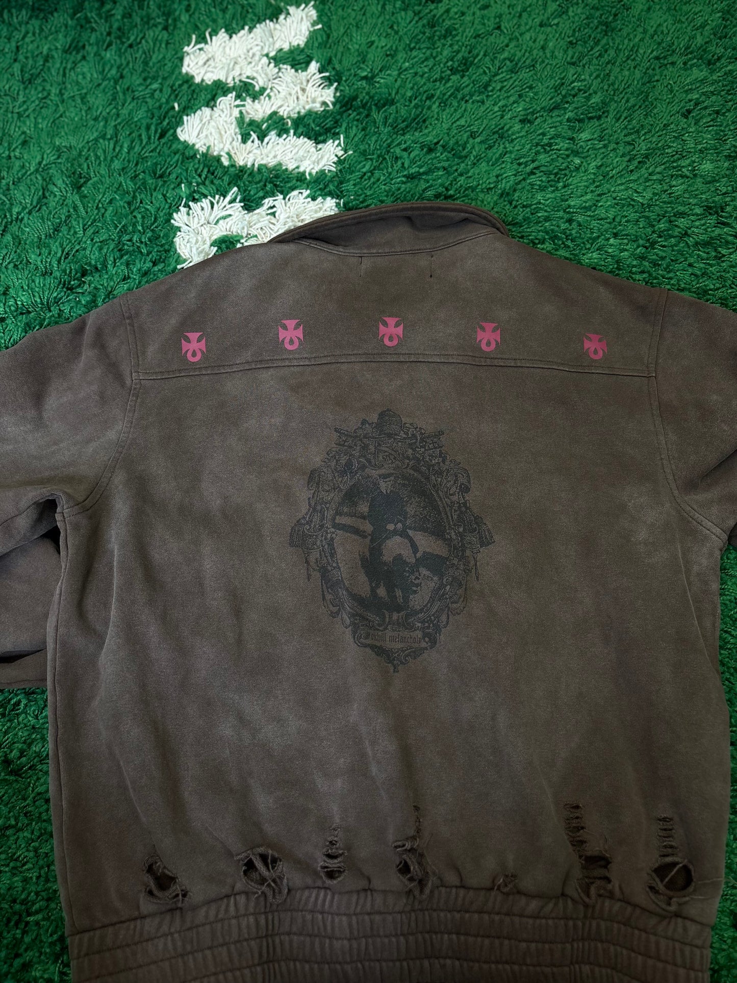 Rich Ill Melancholy Brown Zip Size Large