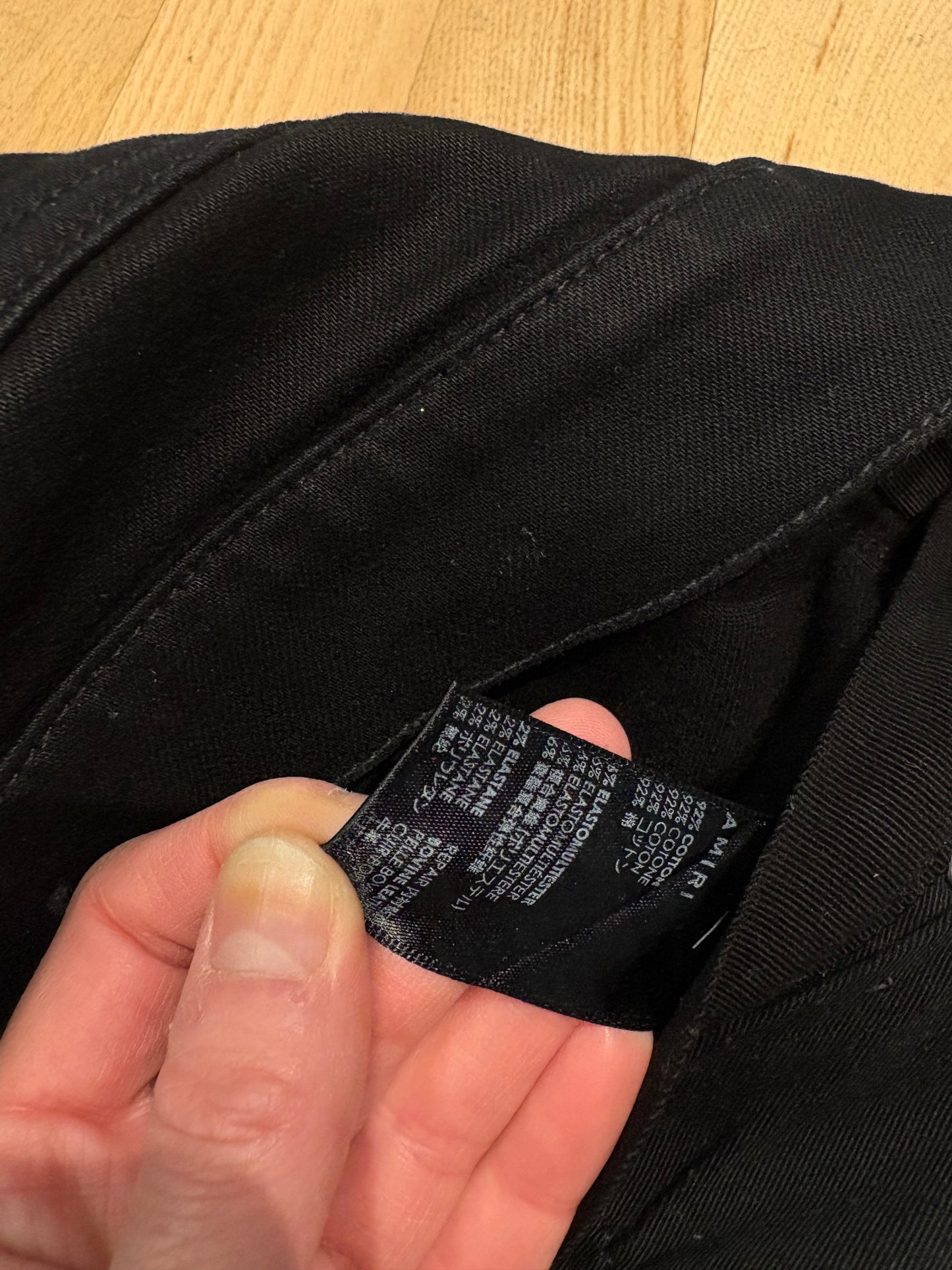 Amiri Jeans Black Distressed Size 38