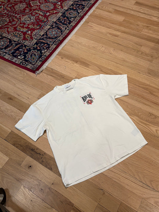 Rhude Logo Tee White Size XL