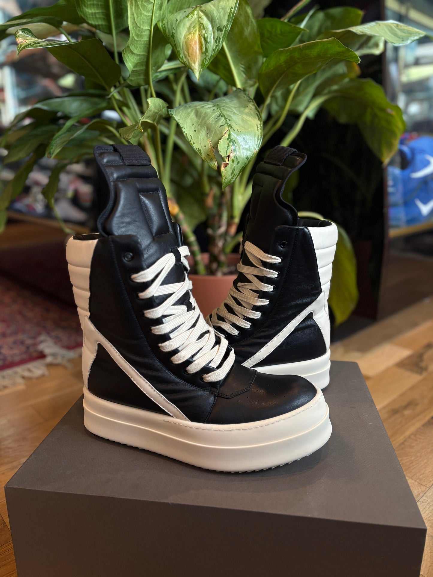 Rick Owens Mega Geobaskets Clean OG Size 43