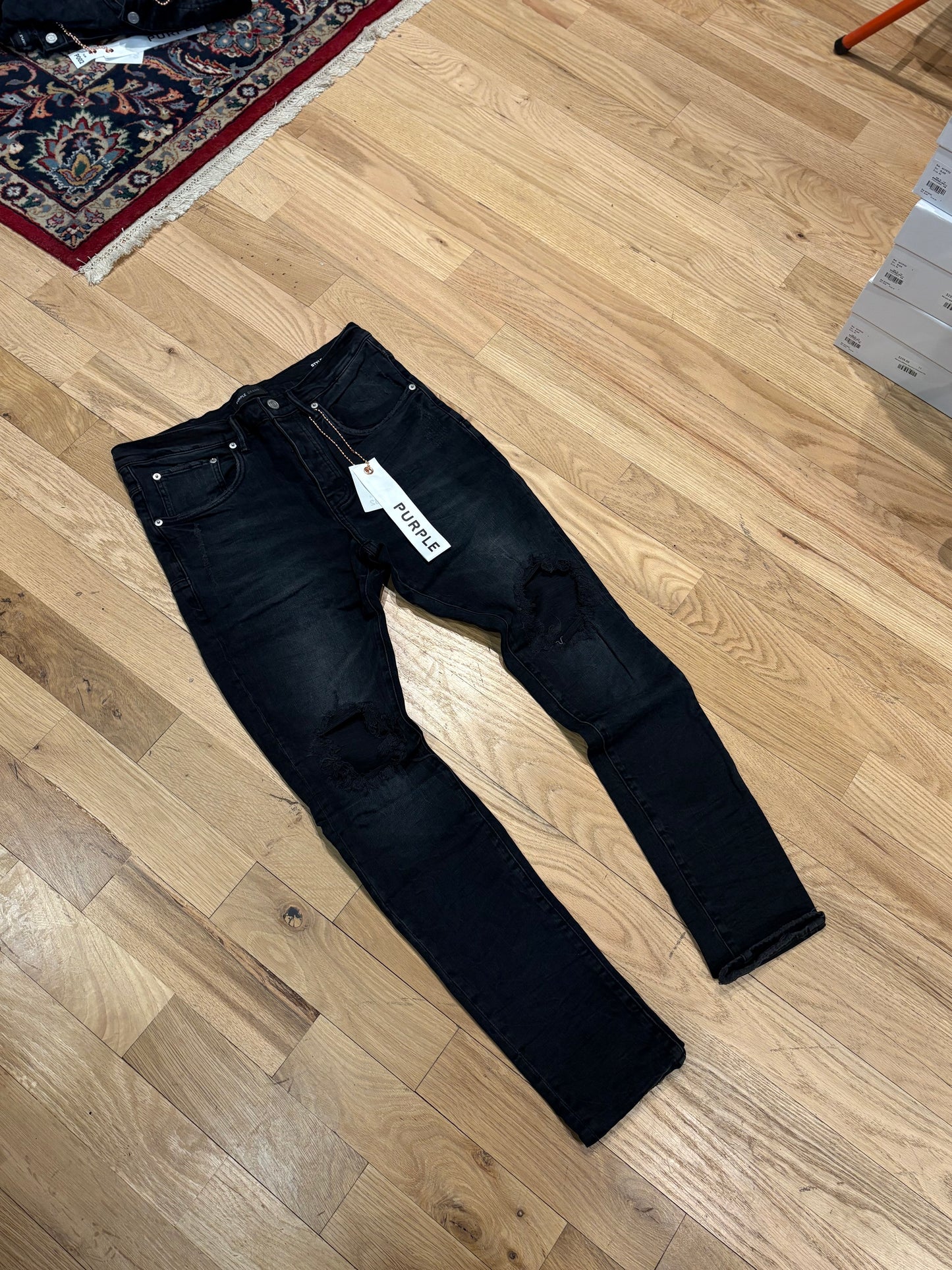 Purple Jeans “Black Washed Blowout” DS