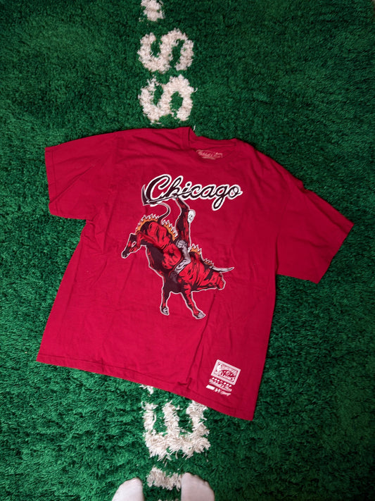 Mitchell & Ness Chicago Tee Red Size XXL