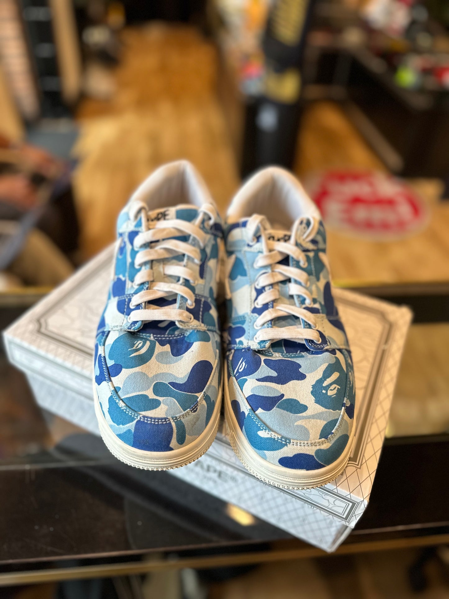 Bapesta Blue Camo Sz. 13 OG