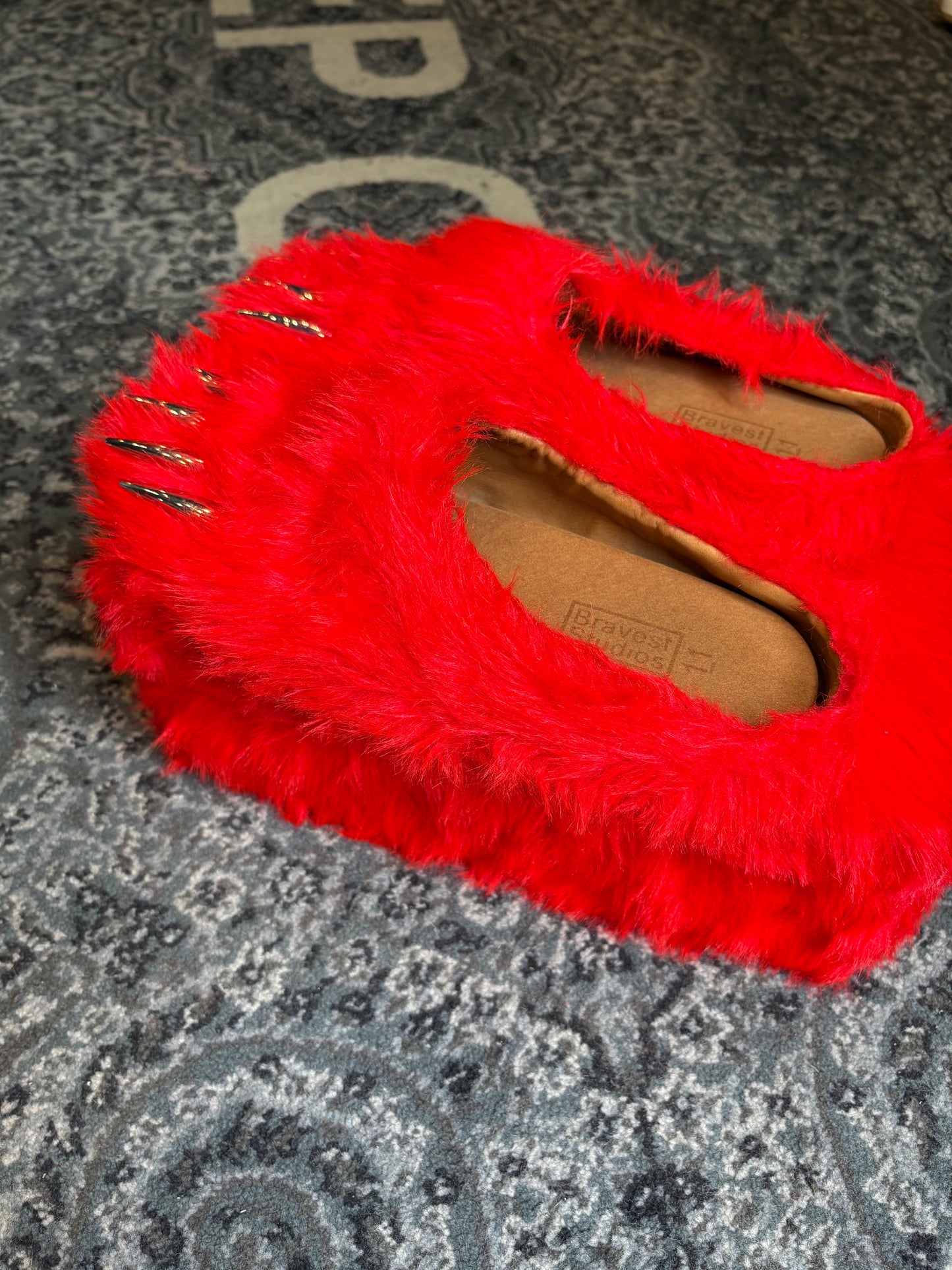 Bravest Studios Bear Claw Mule “Red” Clean Og Size 11