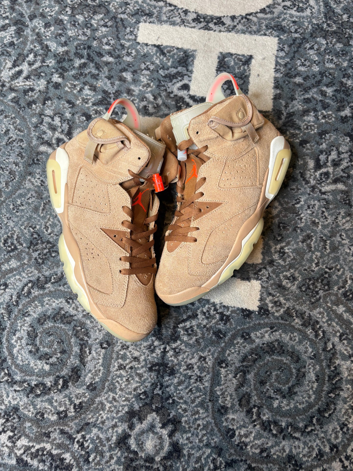 Jordan 6 Retro “Travis Scott British Khaki” CLEAN RB SIZE 12