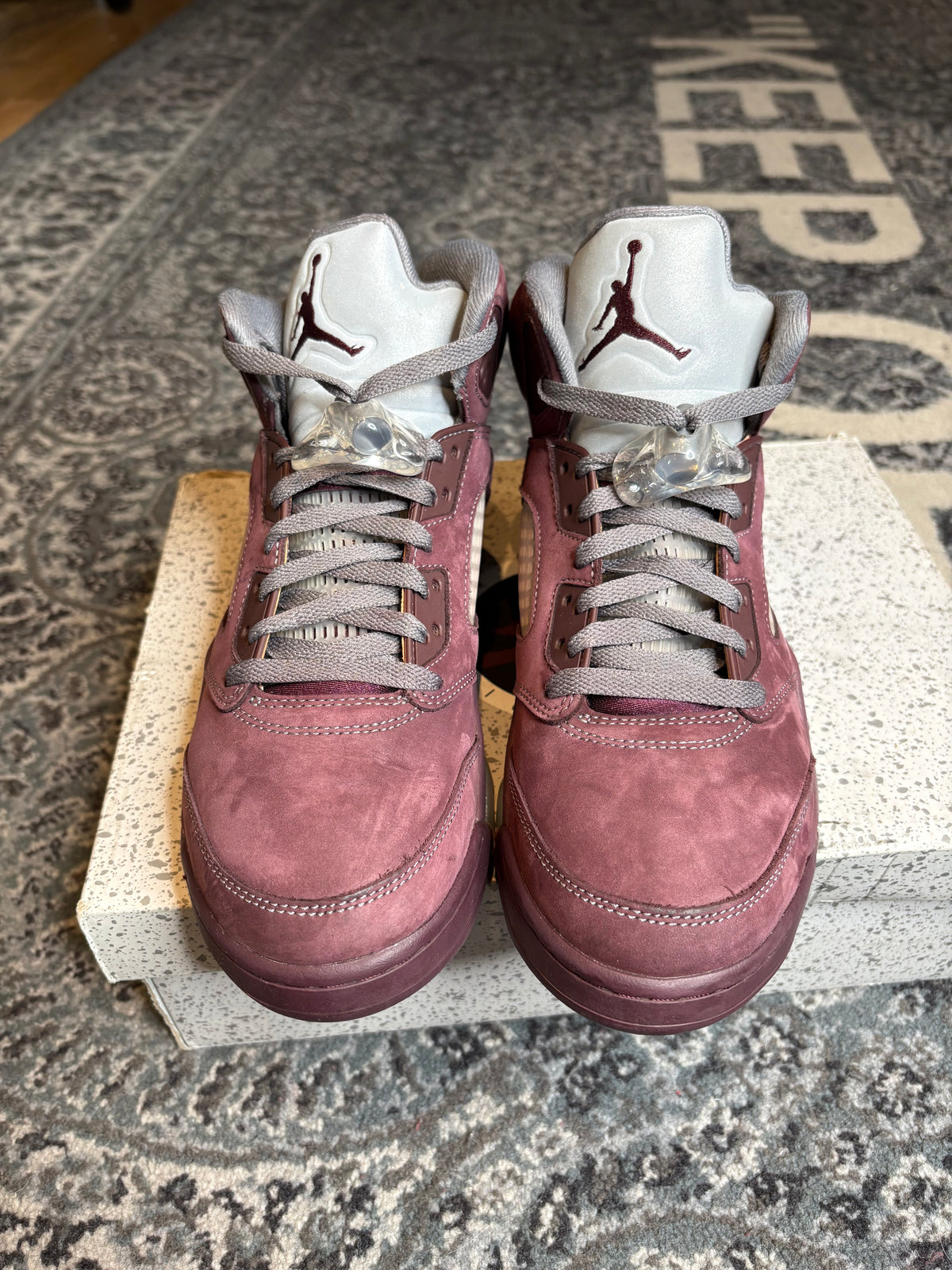 Jordan 5 Retro “Burgundy” Po Og Size 9