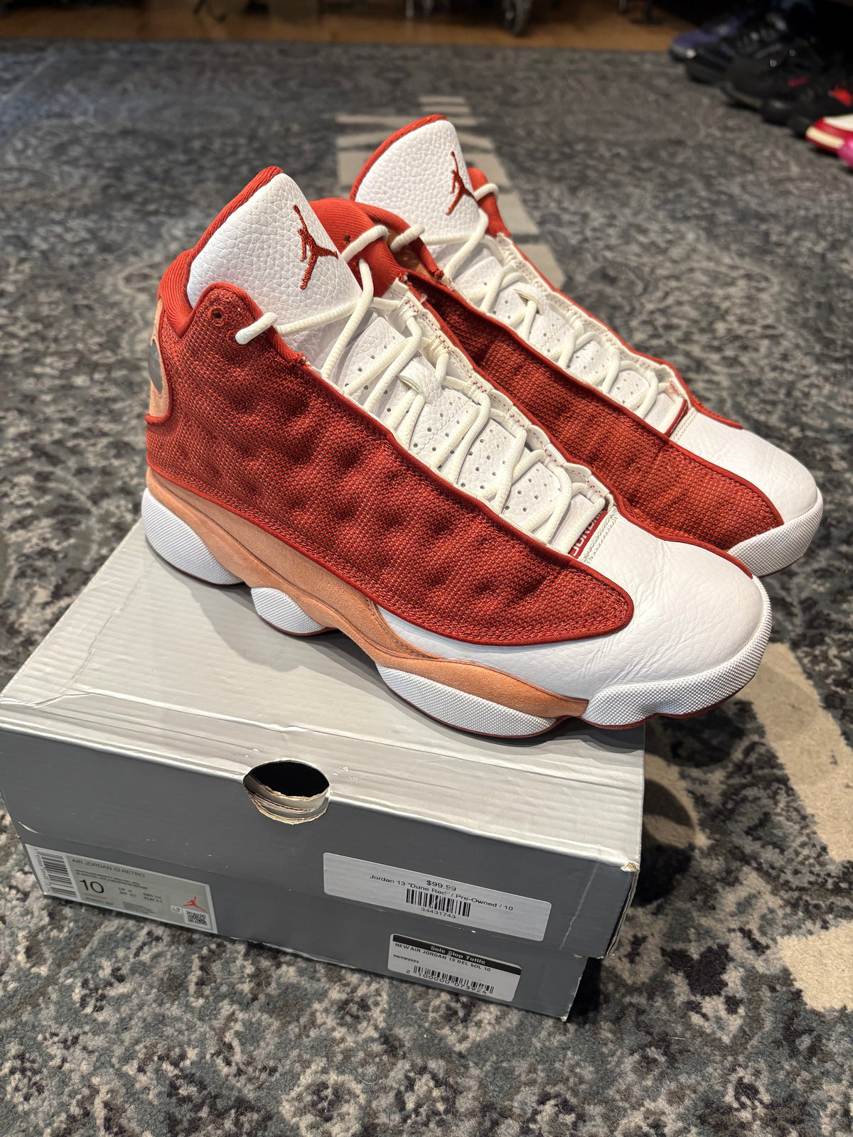 Jordan 13 Retro “Dune Red” CleanOg Size 10