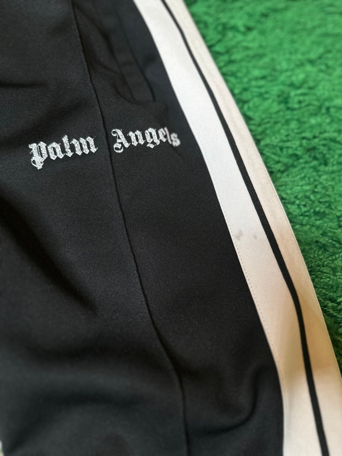 Palm Angels Track Pants Black Size Small