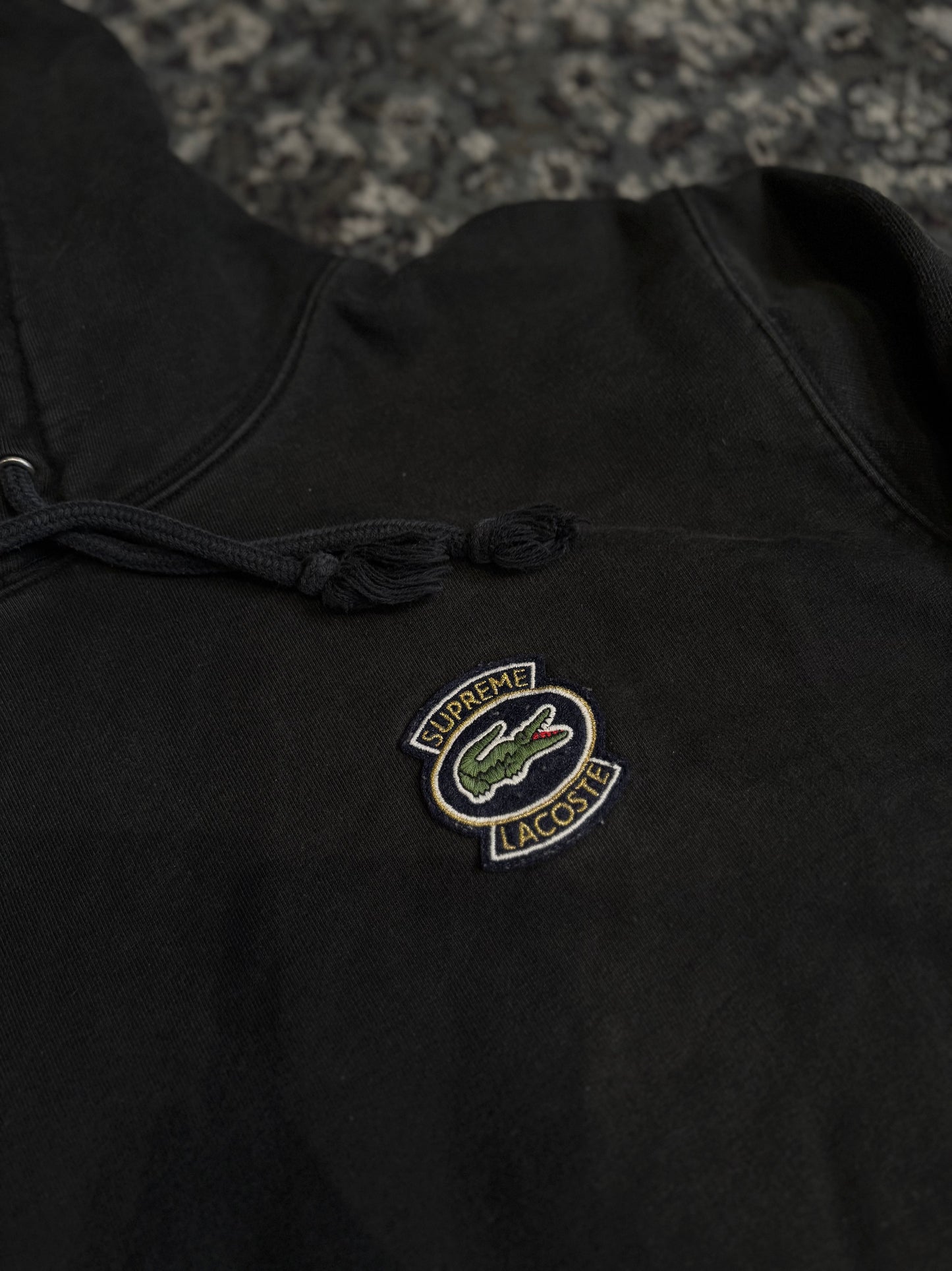 Supreme Lacoste Hoodie Size Medium