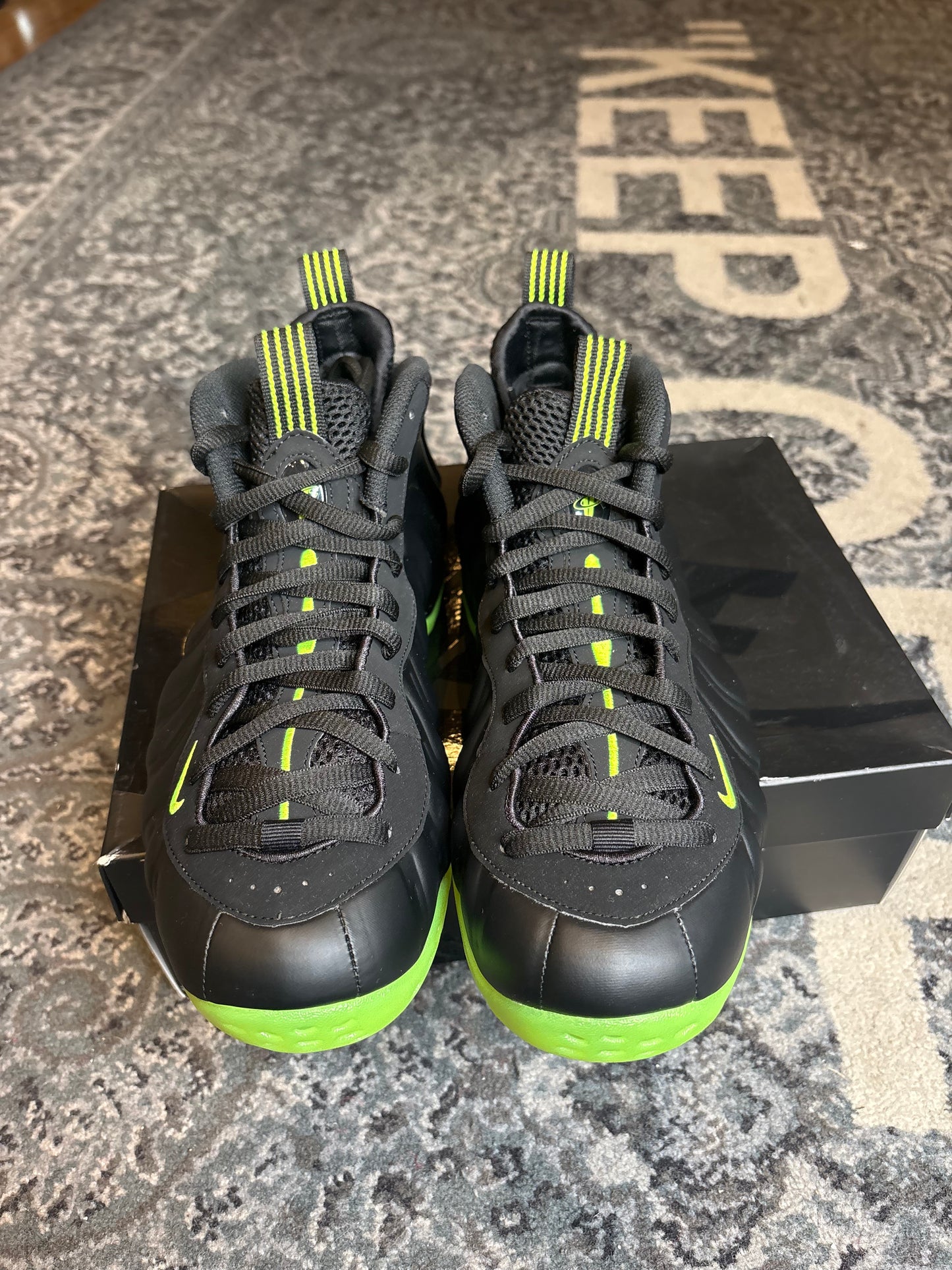 Nike Foamposite One “Black Volt” Clean Og Size 9.5