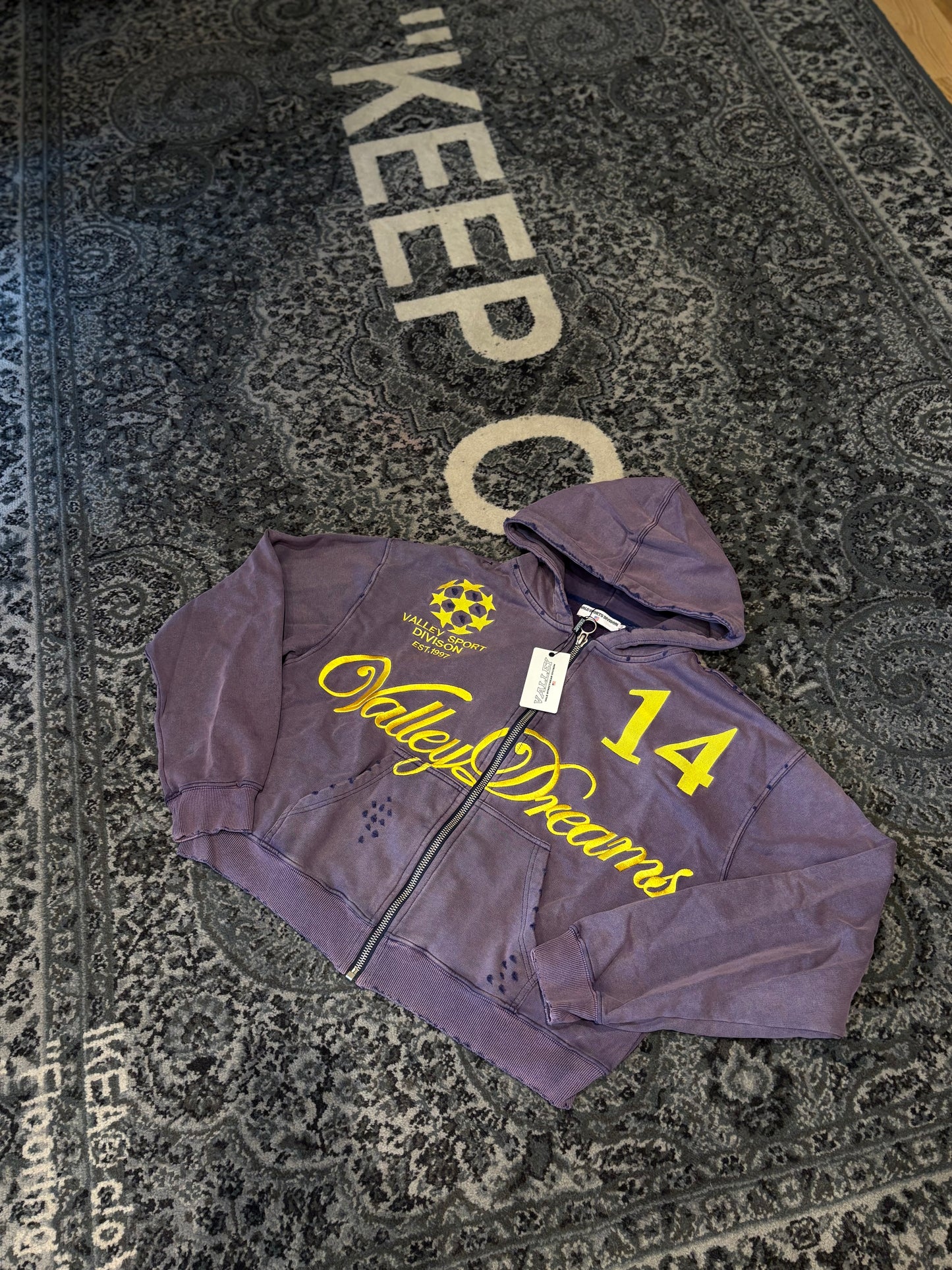 Vale 14 Zip Hoodie DS Size Large