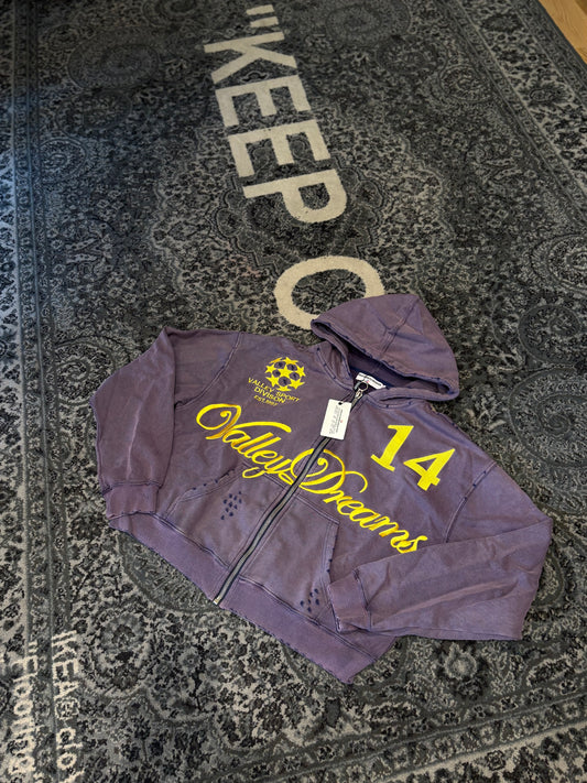 Vale 14 Zip Hoodie DS Size Large