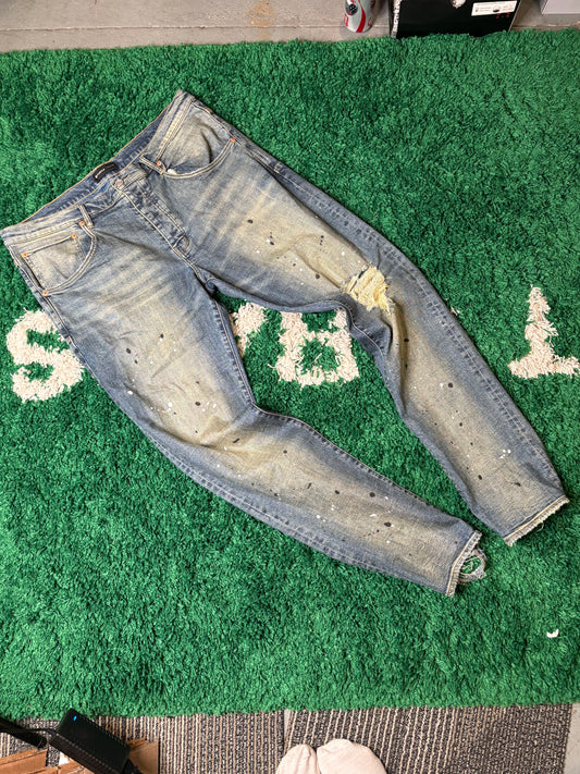 Purple Jeans Splatter Size 40