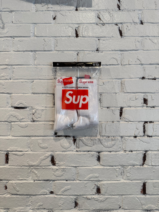 Supreme Socks White Brand New