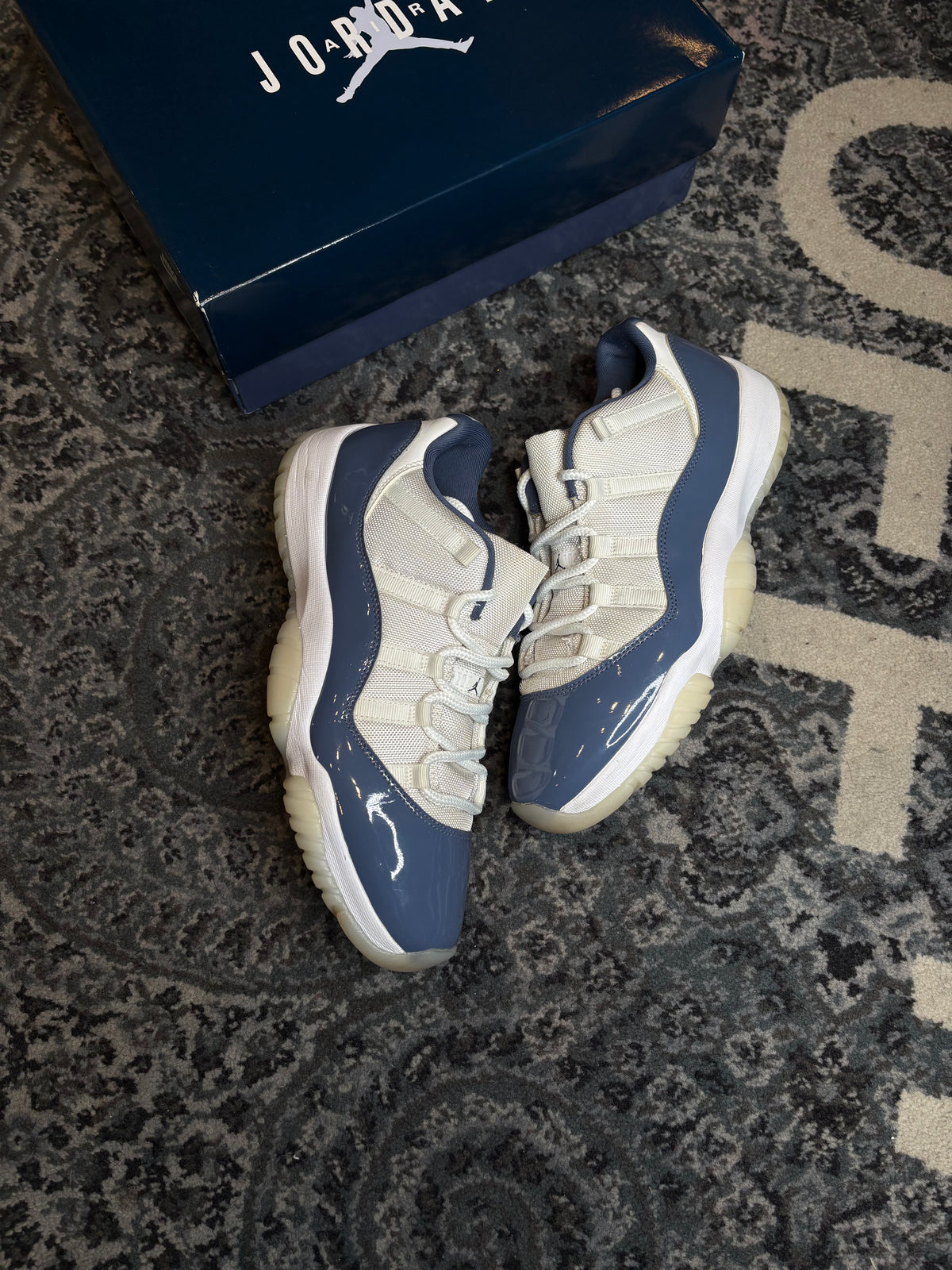 Jordan 11 Retro Low “Diffused Blue” Clean Og Size 11.5