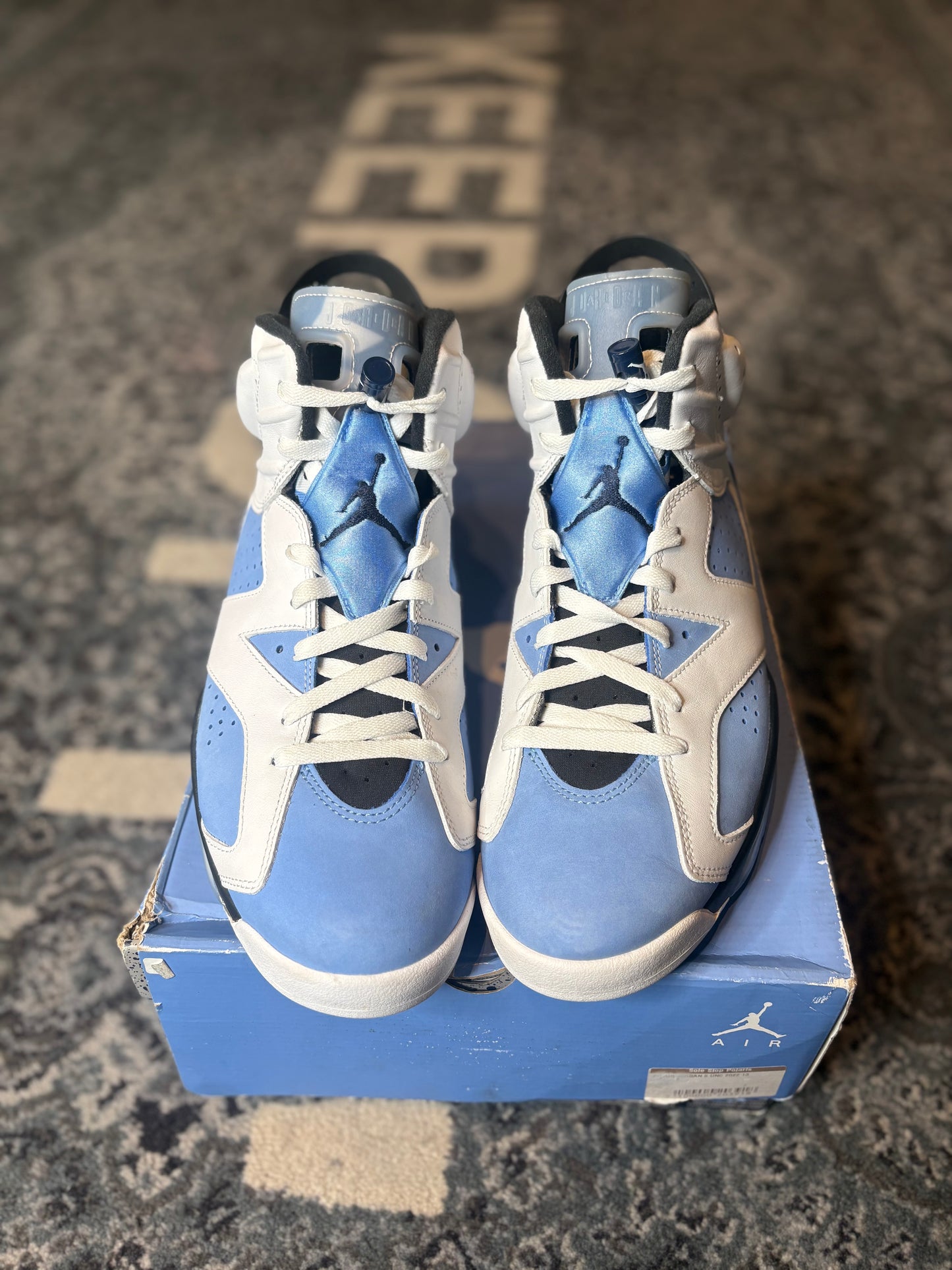 Jordan 6 Retro “UNC WHITE” CLEAN OG SIZE 13
