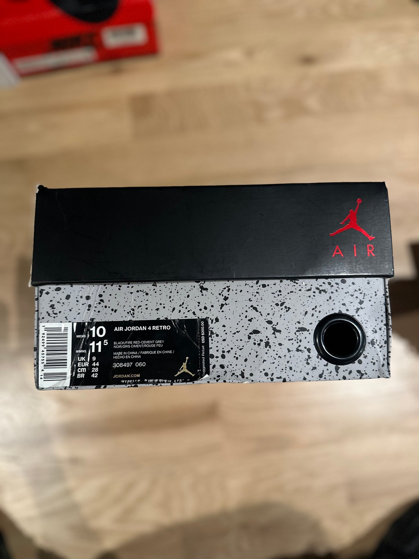 Air Jordan 4 Retro “Bred” (2019) Size 10 PO RB
